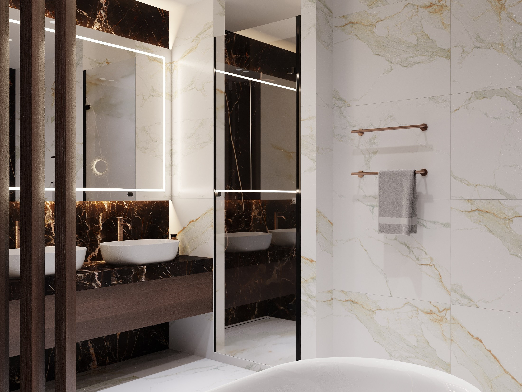 ЖК Аквамарин 186.0 кв.м. Дизайнер интерьера и 3D визуализатор Ванчугова Ольга