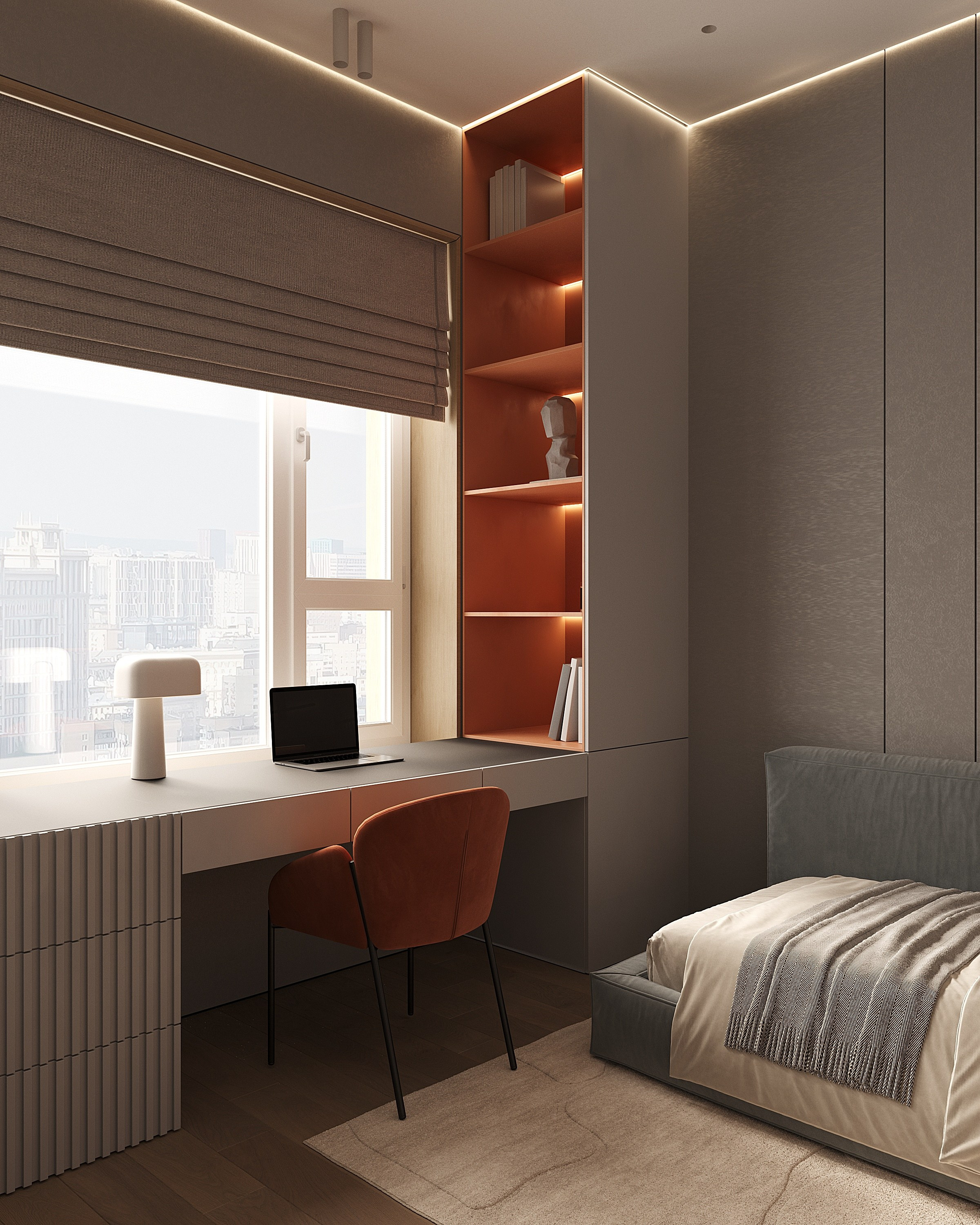 ЖК Символ 62 кв.м, г. Санкт-Петербург. 3d визуализатор Анастасия Науменко