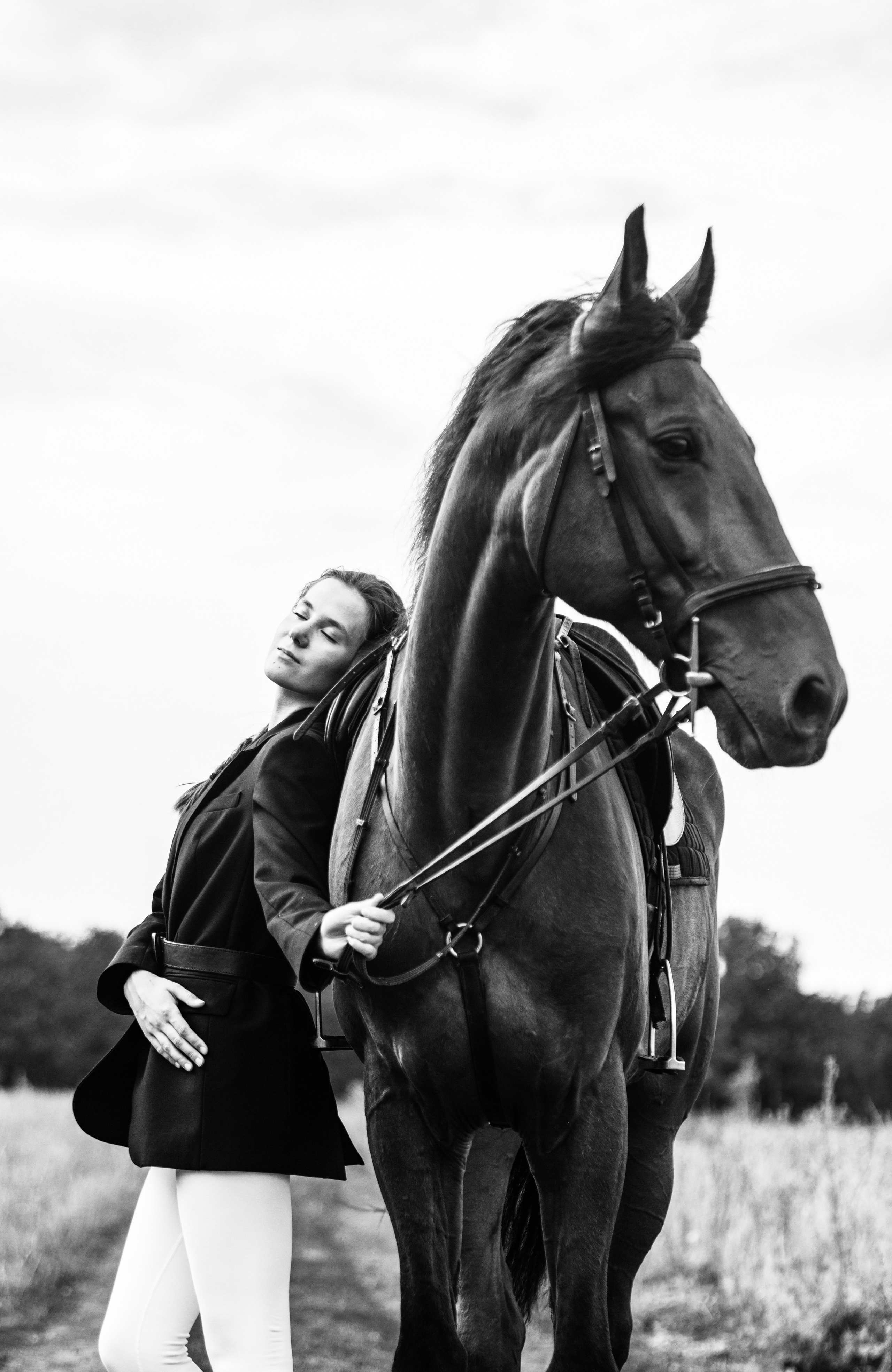 Всадница Ангелина и Финист. Конный фотограф в Саратове Юлия Иванова