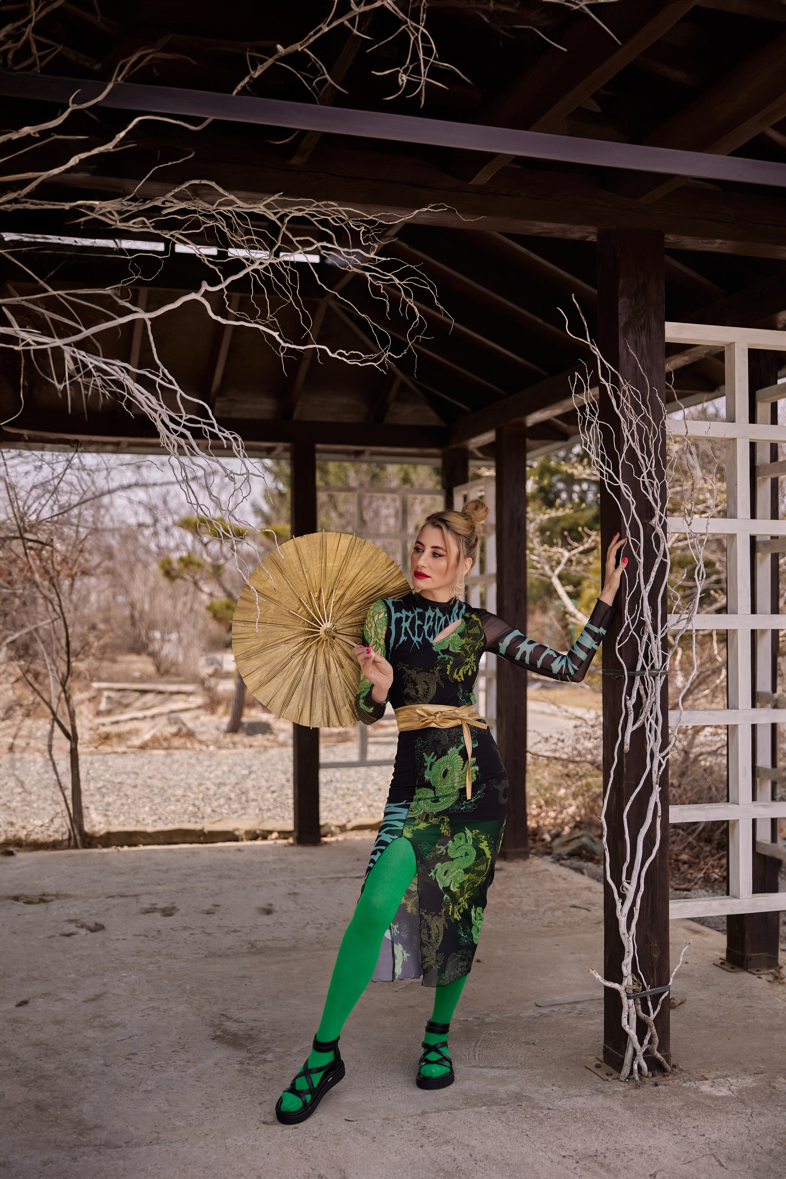 Марина, ботсад. Фотограф женского портрета, беременности и материнства Харькова Елена