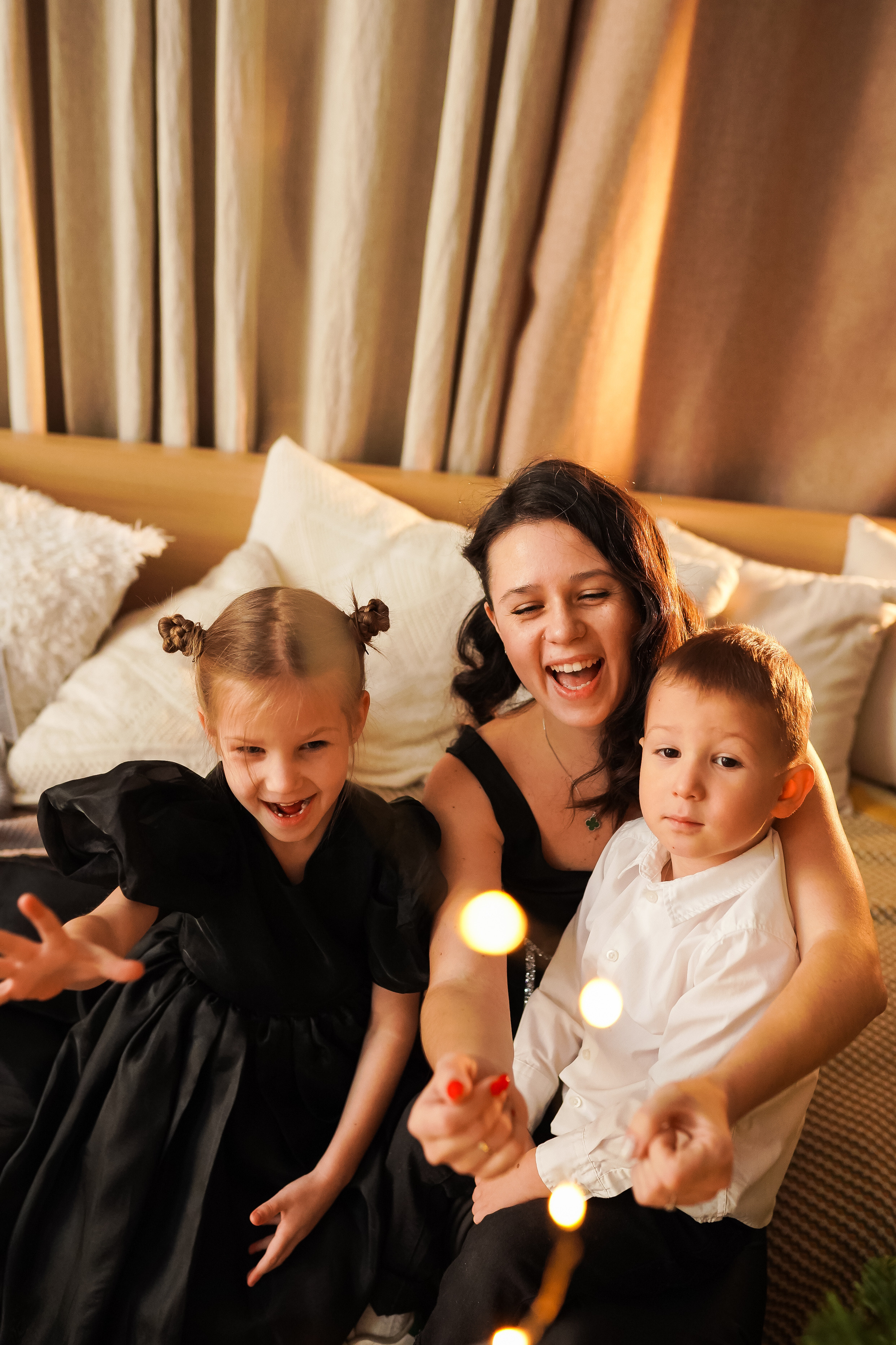 Новогодняя семейная фотосессия. Семейный lifestyle фотограф Наталья Разгуляева в Москве