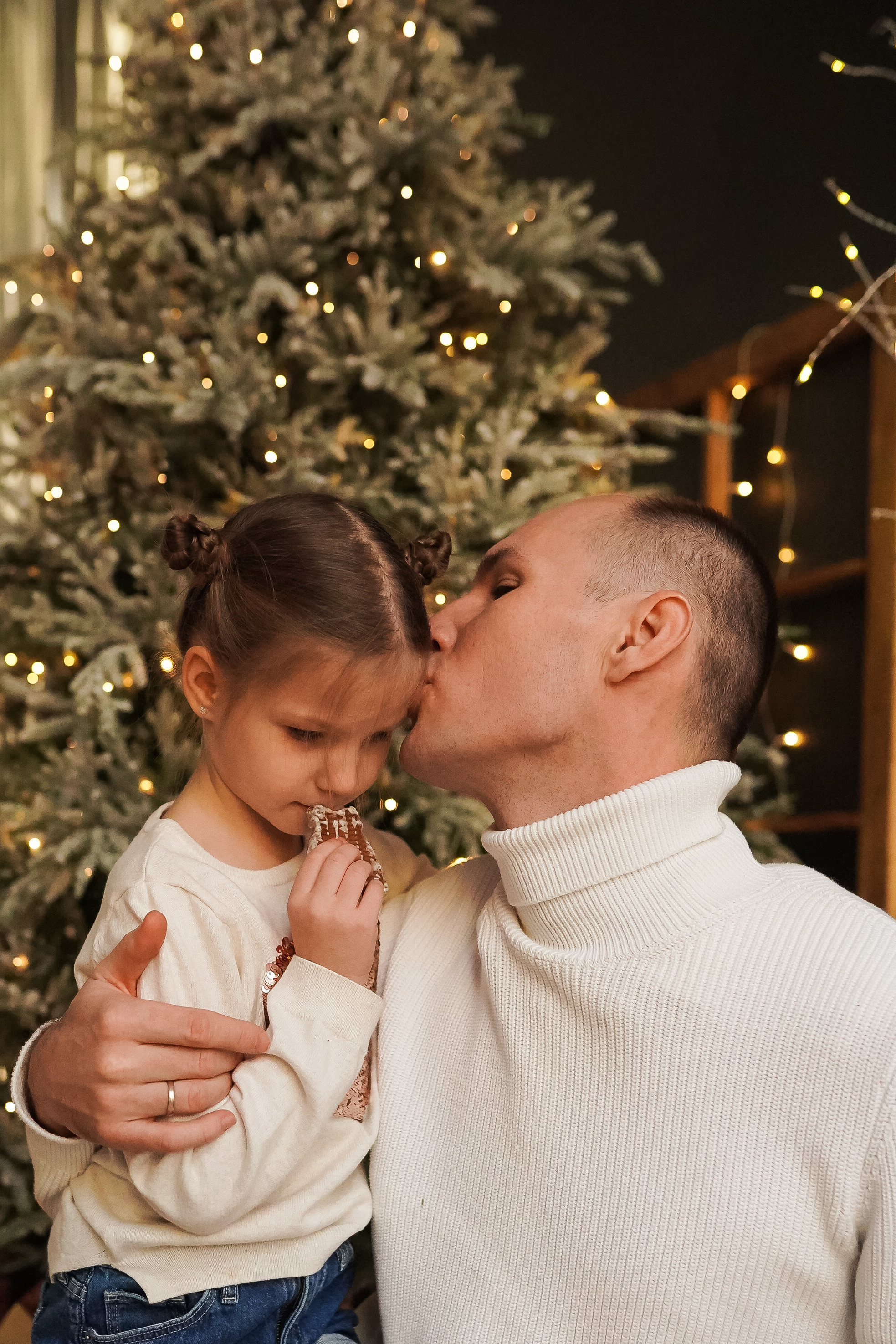 Новогодняя семейная фотосессия. Семейный lifestyle фотограф Наталья Разгуляева в Москве