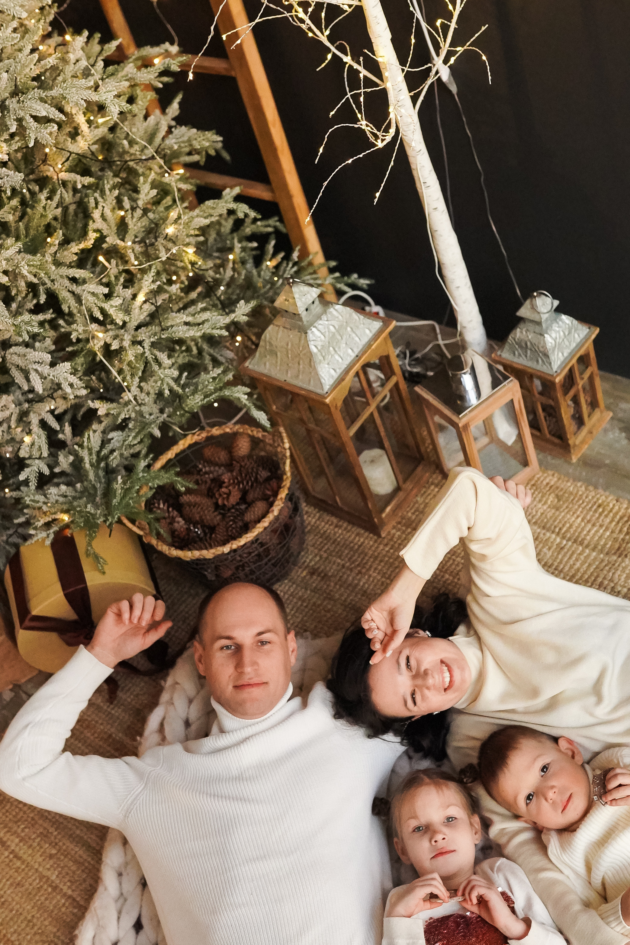 Новогодняя семейная фотосессия. Семейный lifestyle фотограф Наталья Разгуляева в Москве