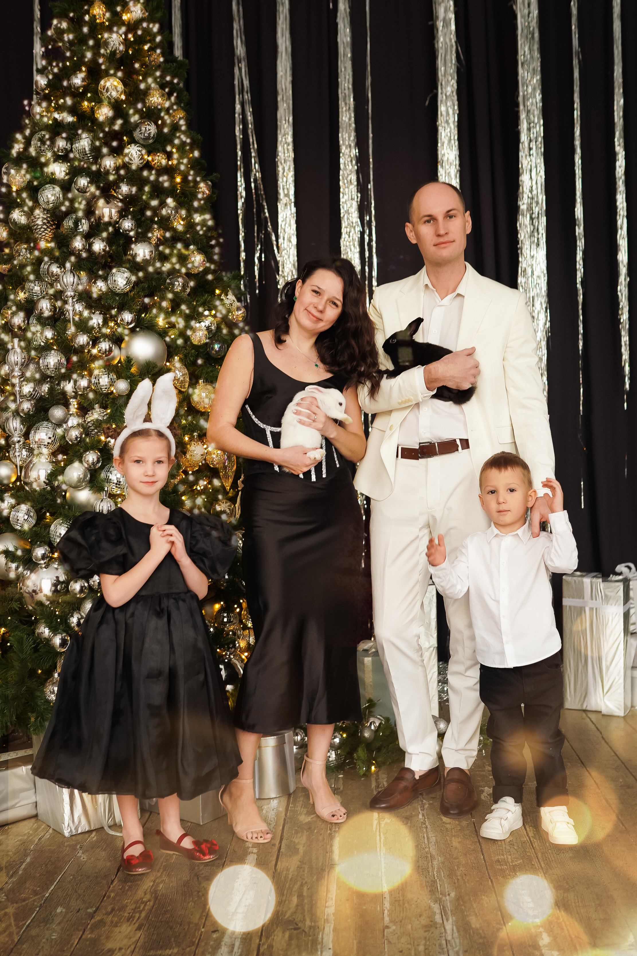 Новогодняя семейная фотосессия. Семейный lifestyle фотограф Наталья Разгуляева в Москве