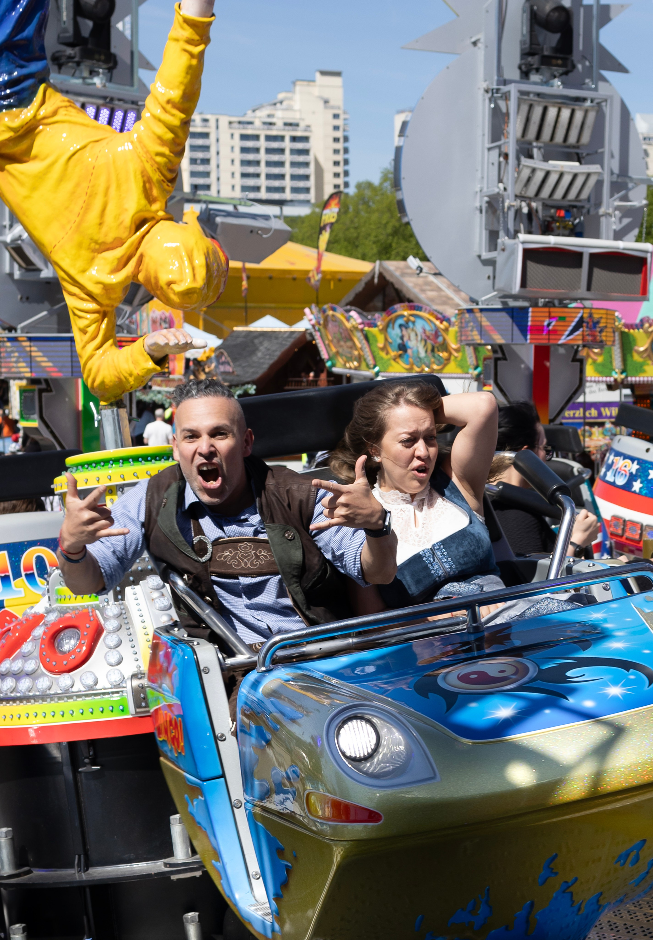 Frühlingsfest. Photographer in Munich