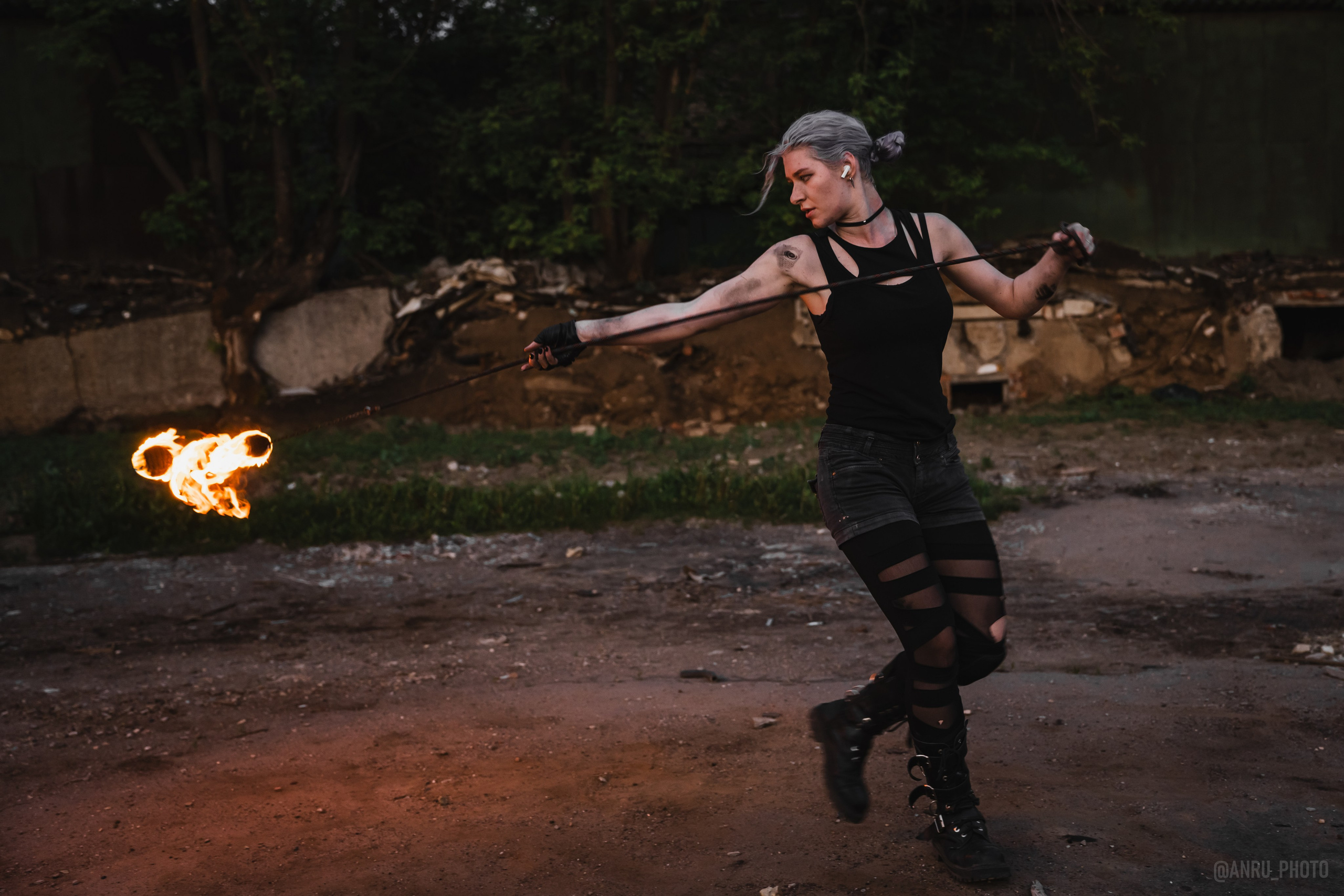 Огненная тренировка. Репортажный фотограф Анастасия Рубцова