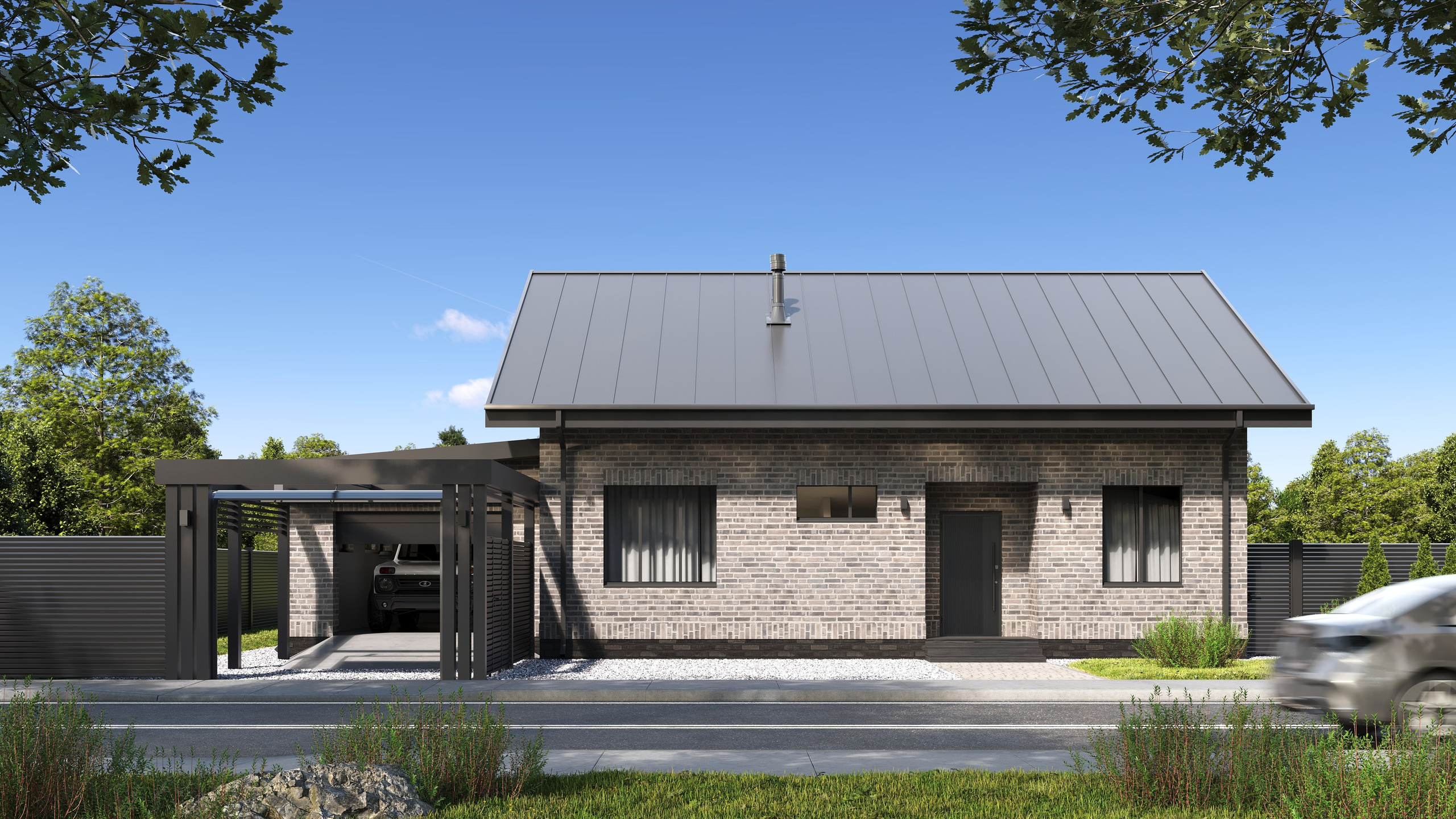 Проект дома в Новые Шигали. Архитектор-дизайнер в Казани