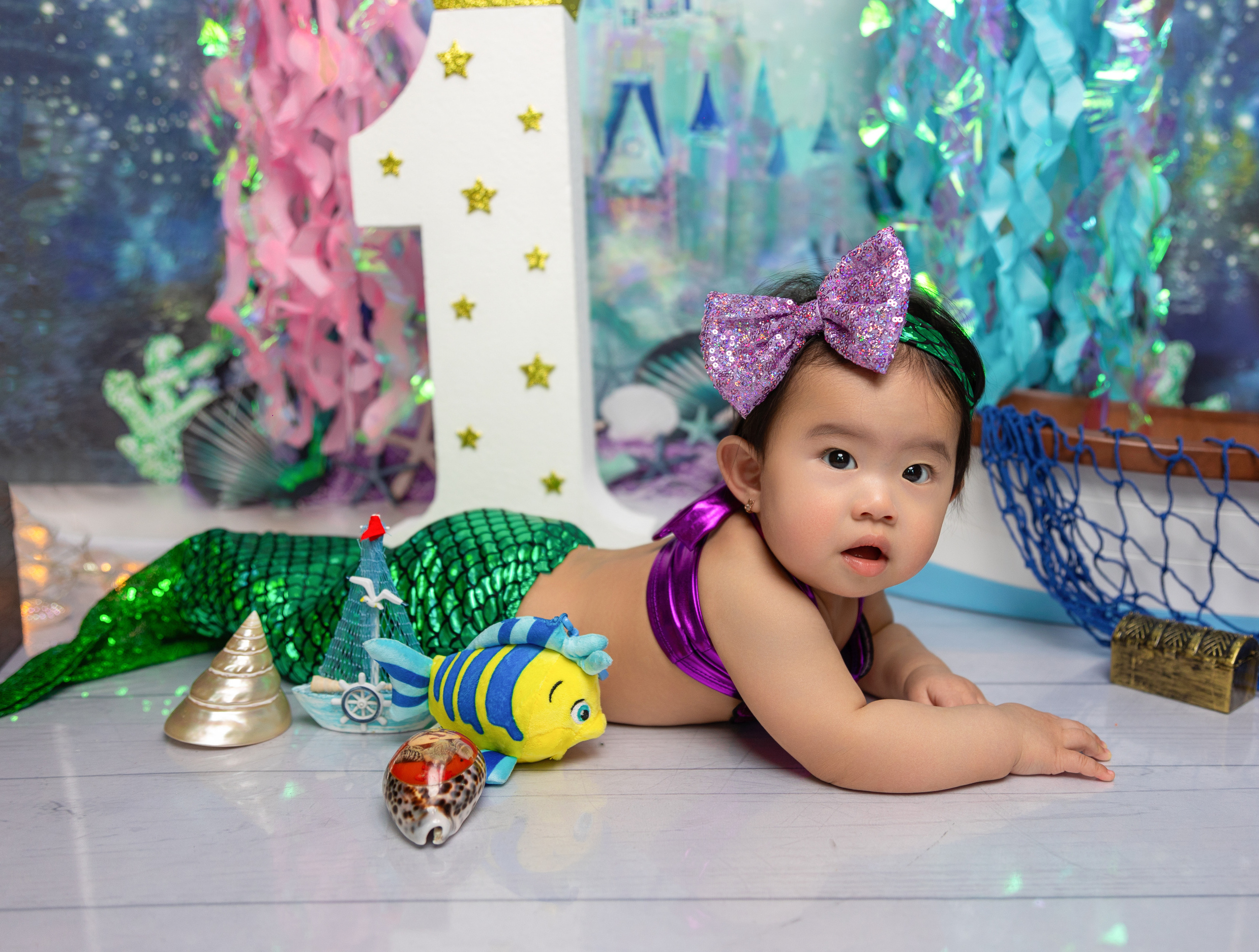 Предгодовалая фотосессия. Фотограф в Корее Фотограф новорождённых Семейный фотограф