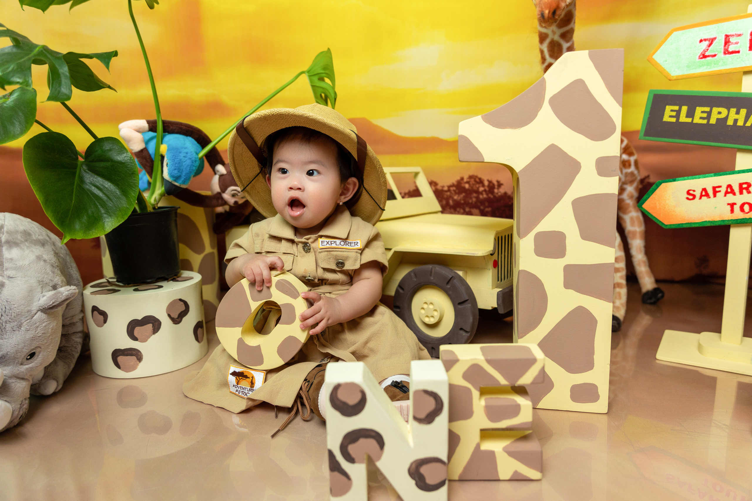 Предгодовалая фотосессия. Фотограф в Корее Фотограф новорождённых Семейный фотограф