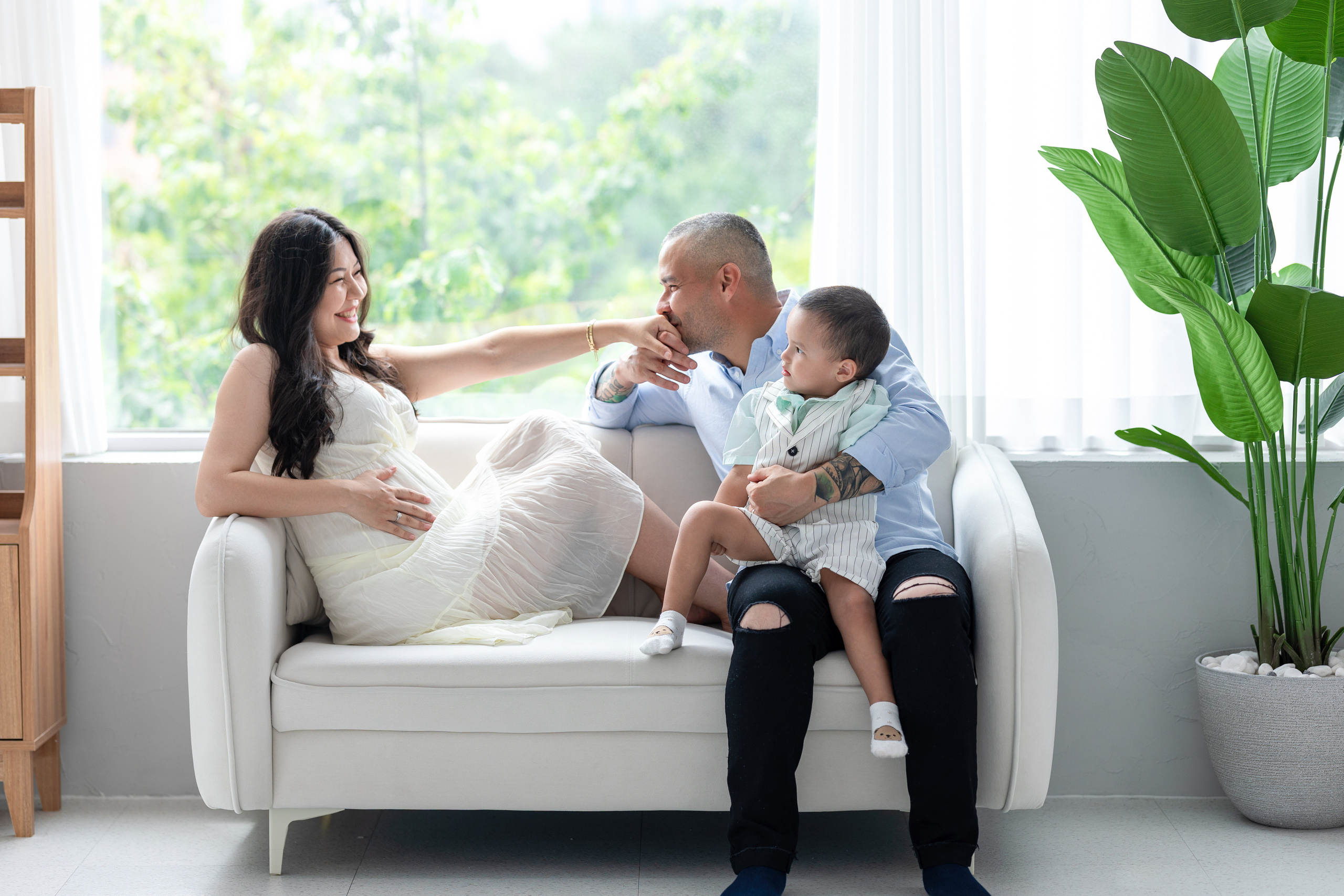 Беременность. Фотограф в Корее Фотограф новорождённых Семейный фотограф