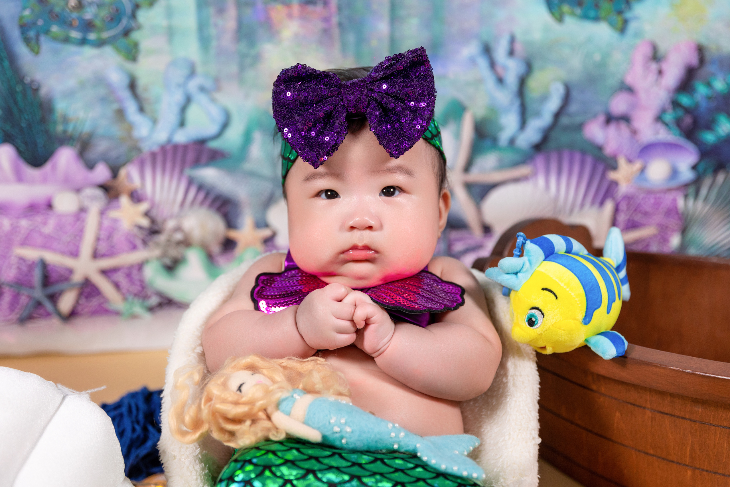 100 дней. Фотограф в Корее Фотограф новорождённых Семейный фотограф