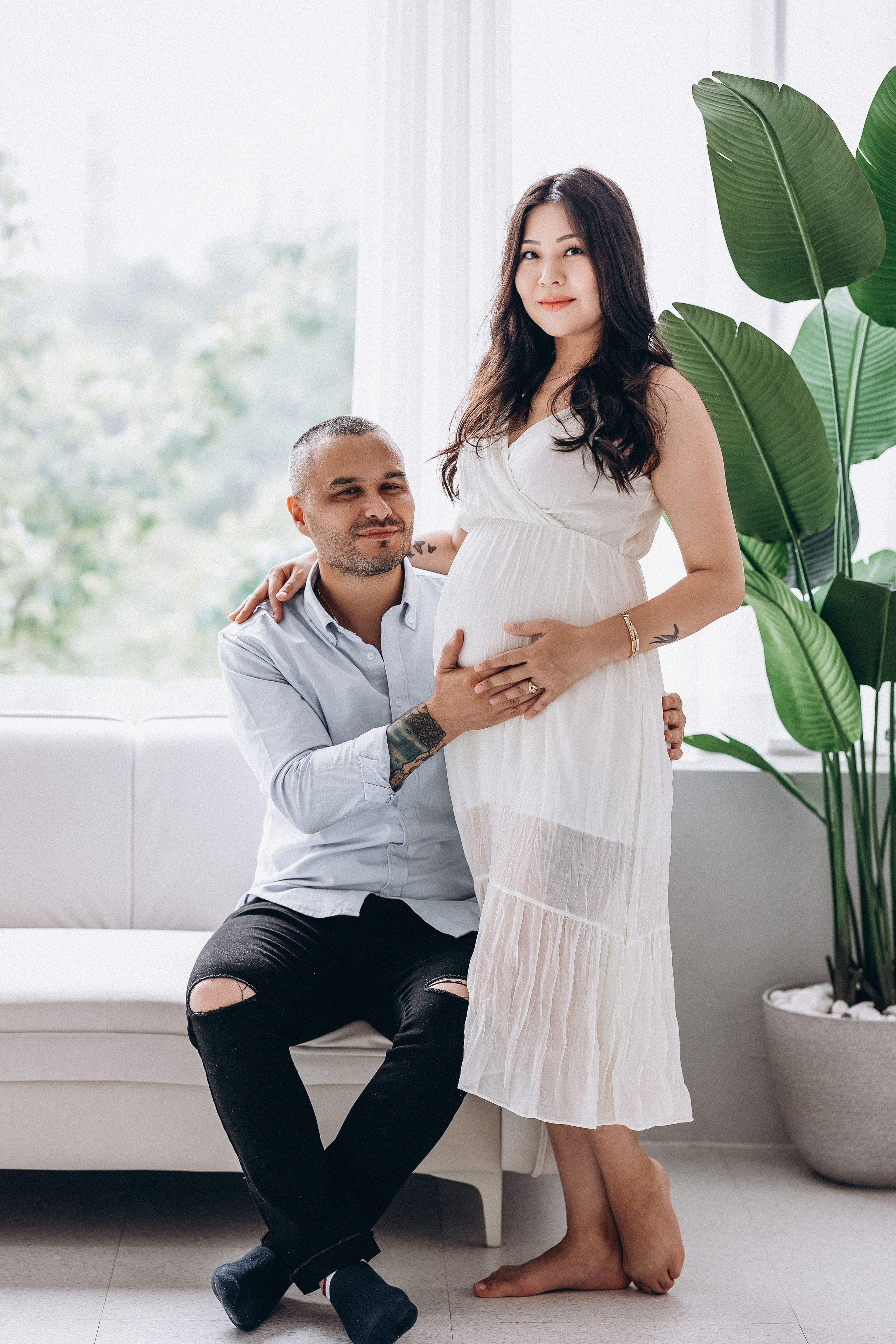 Анвар и Диора. Фотограф в Корее Фотограф новорождённых Семейный фотограф