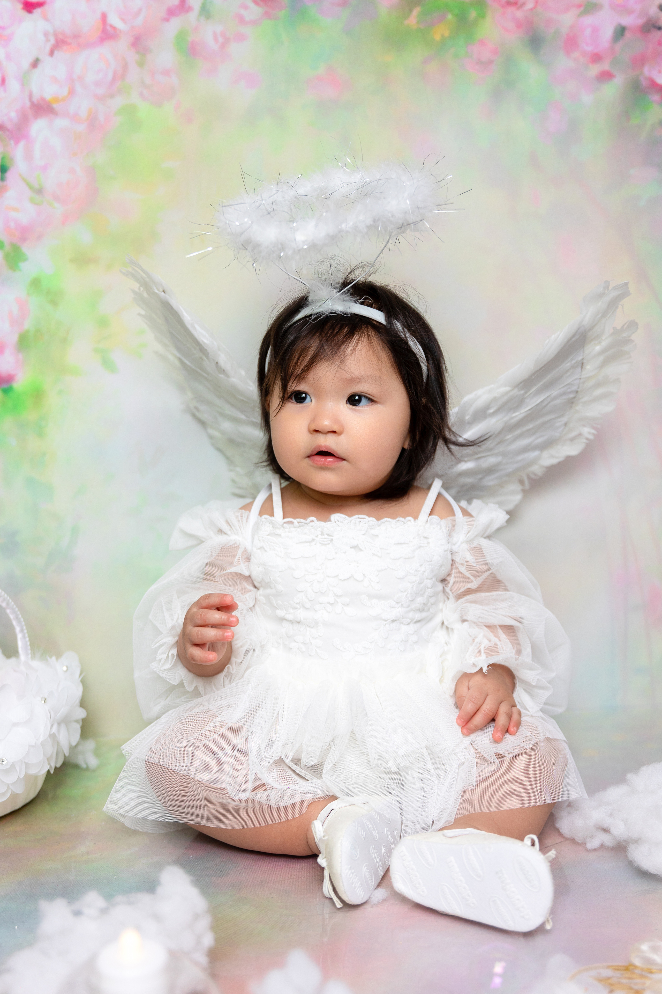 Предгодовалая фотосессия. Фотограф в Корее Фотограф новорождённых Семейный фотограф