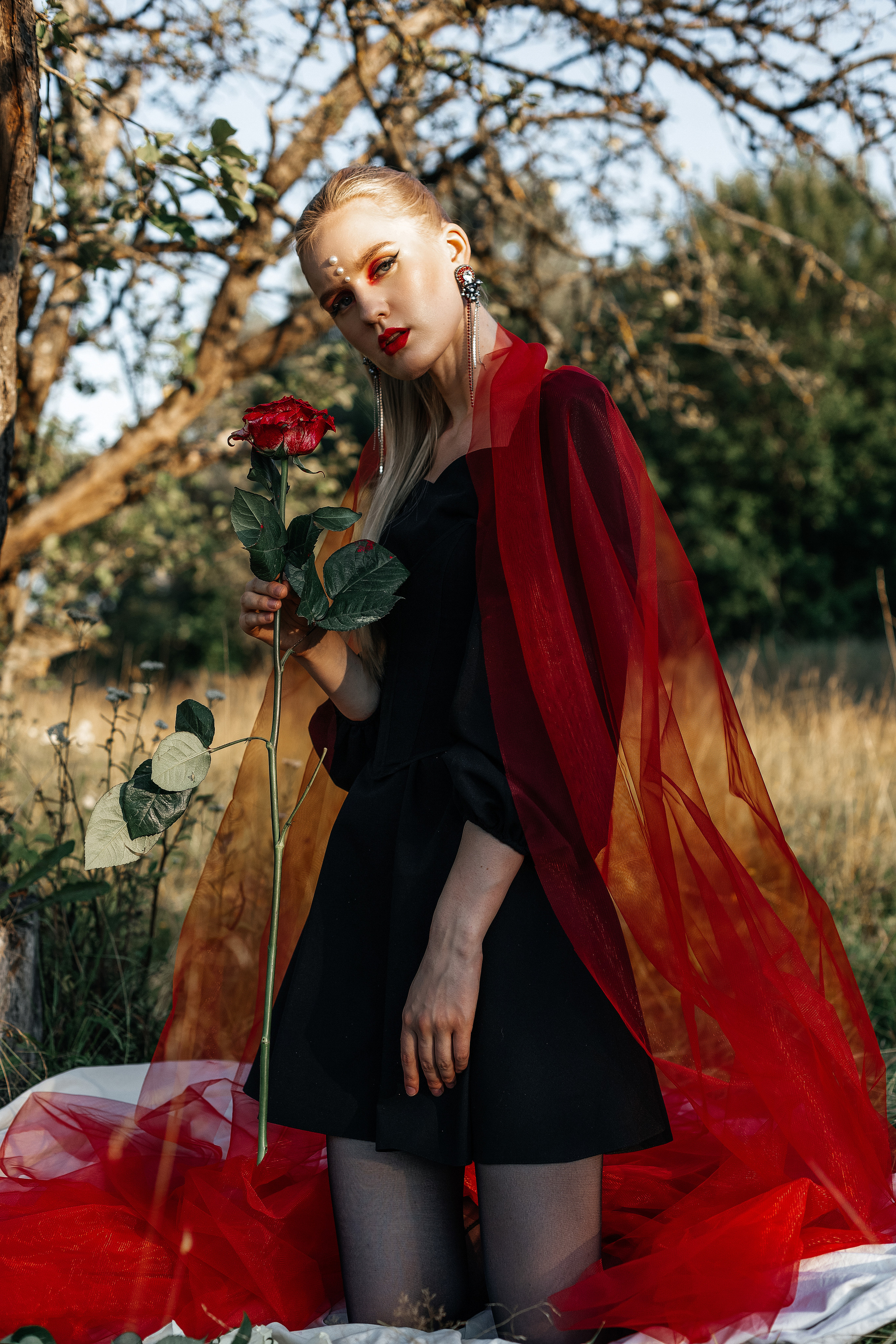 Из белого в красный. Фотограф Великий Новгород