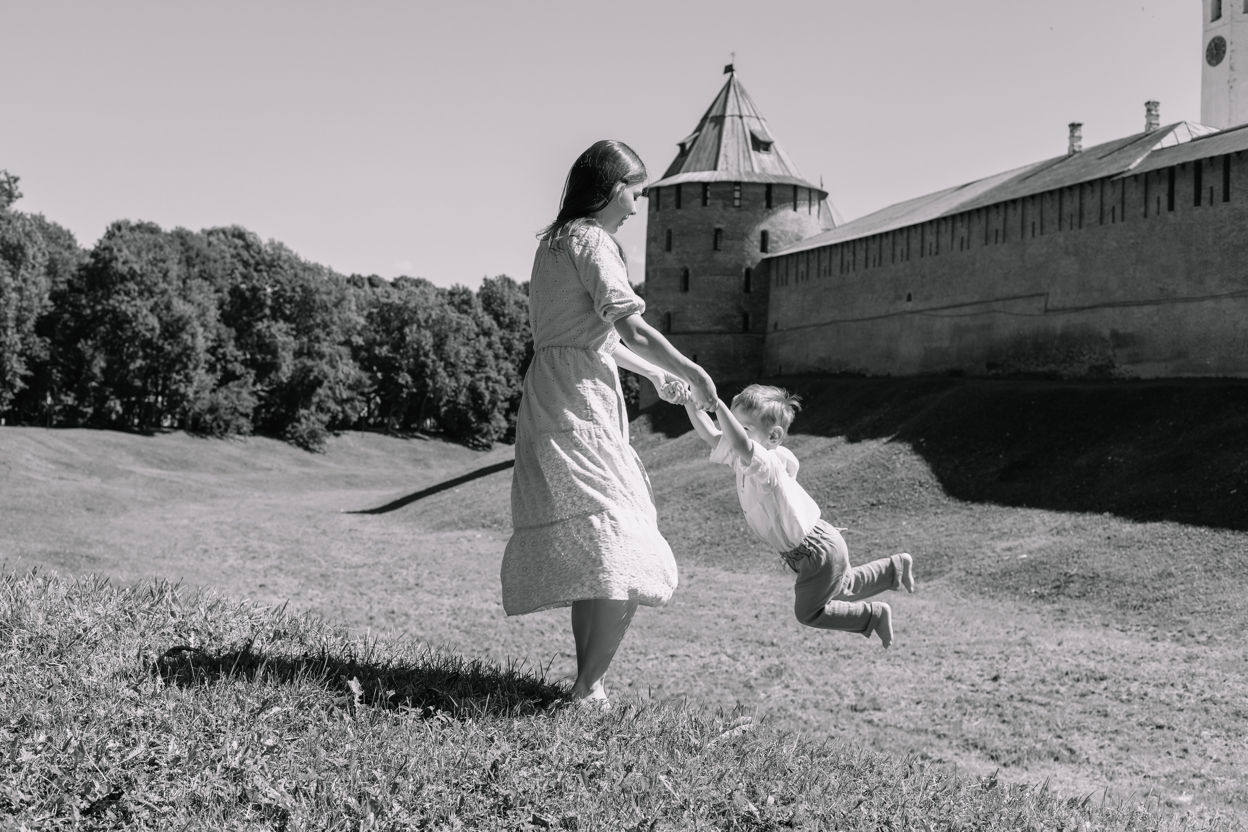 В теплый солнечный день. Фотограф Великий Новгород