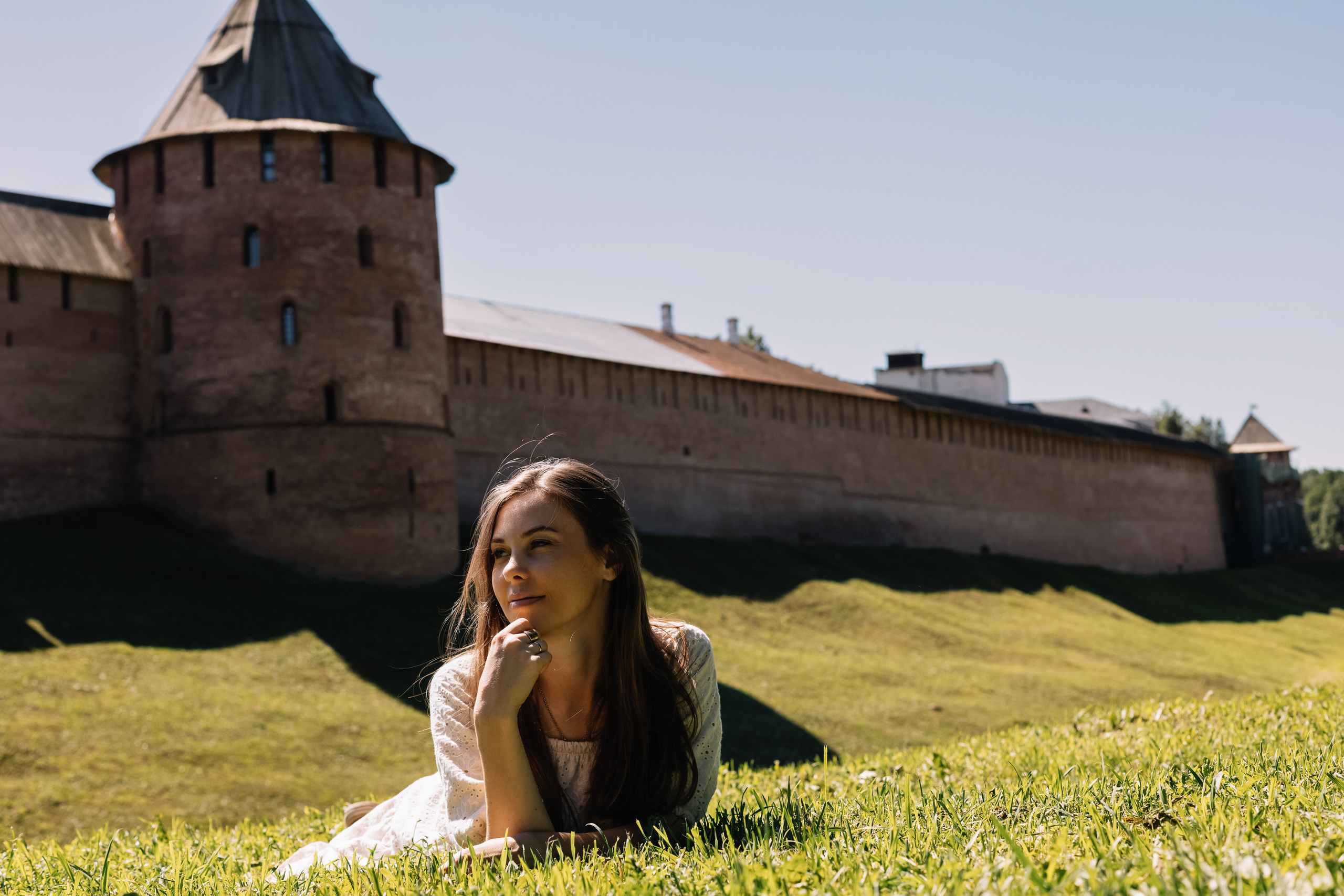 В теплый солнечный день. Фотограф Великий Новгород
