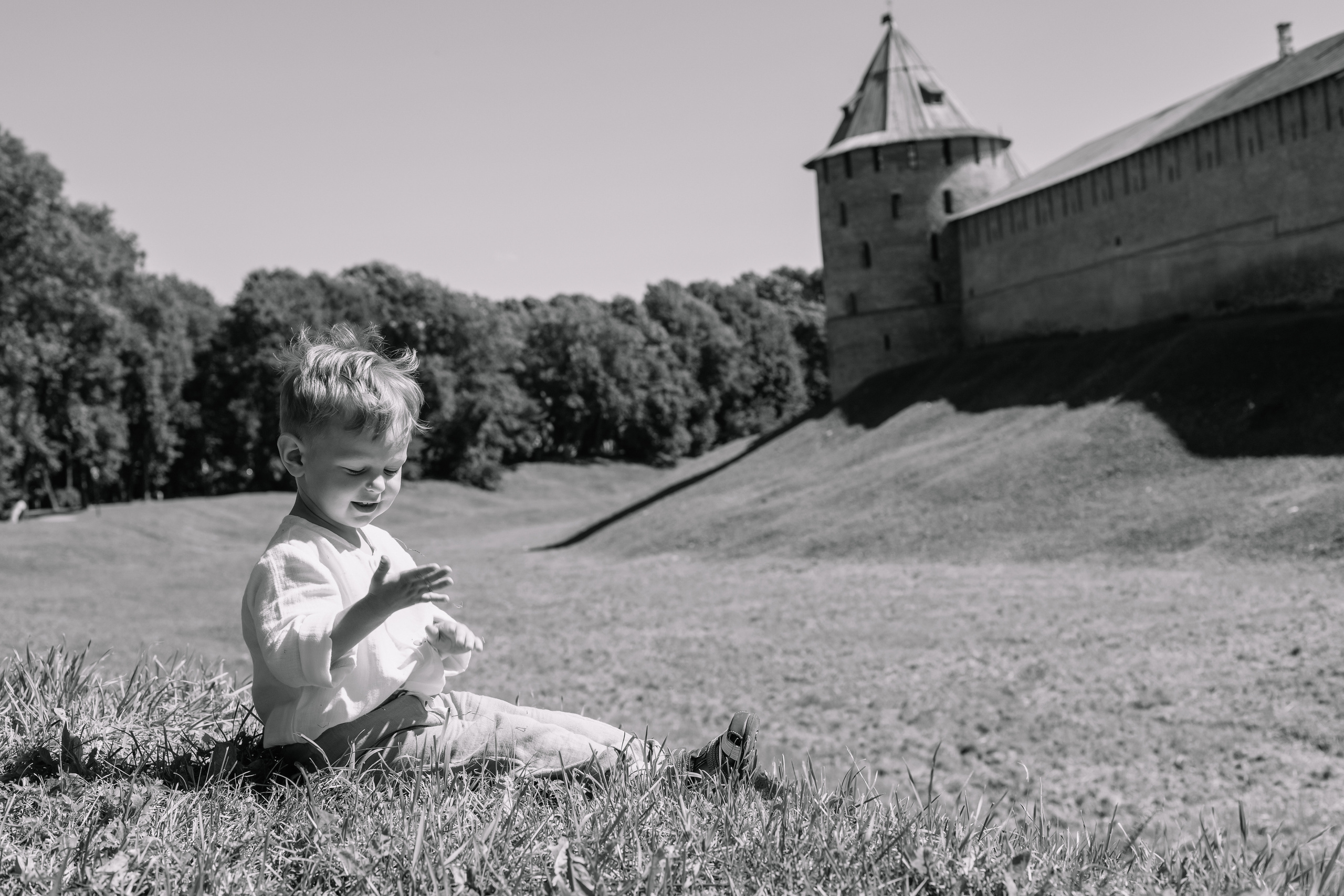 В теплый солнечный день. Фотограф Великий Новгород