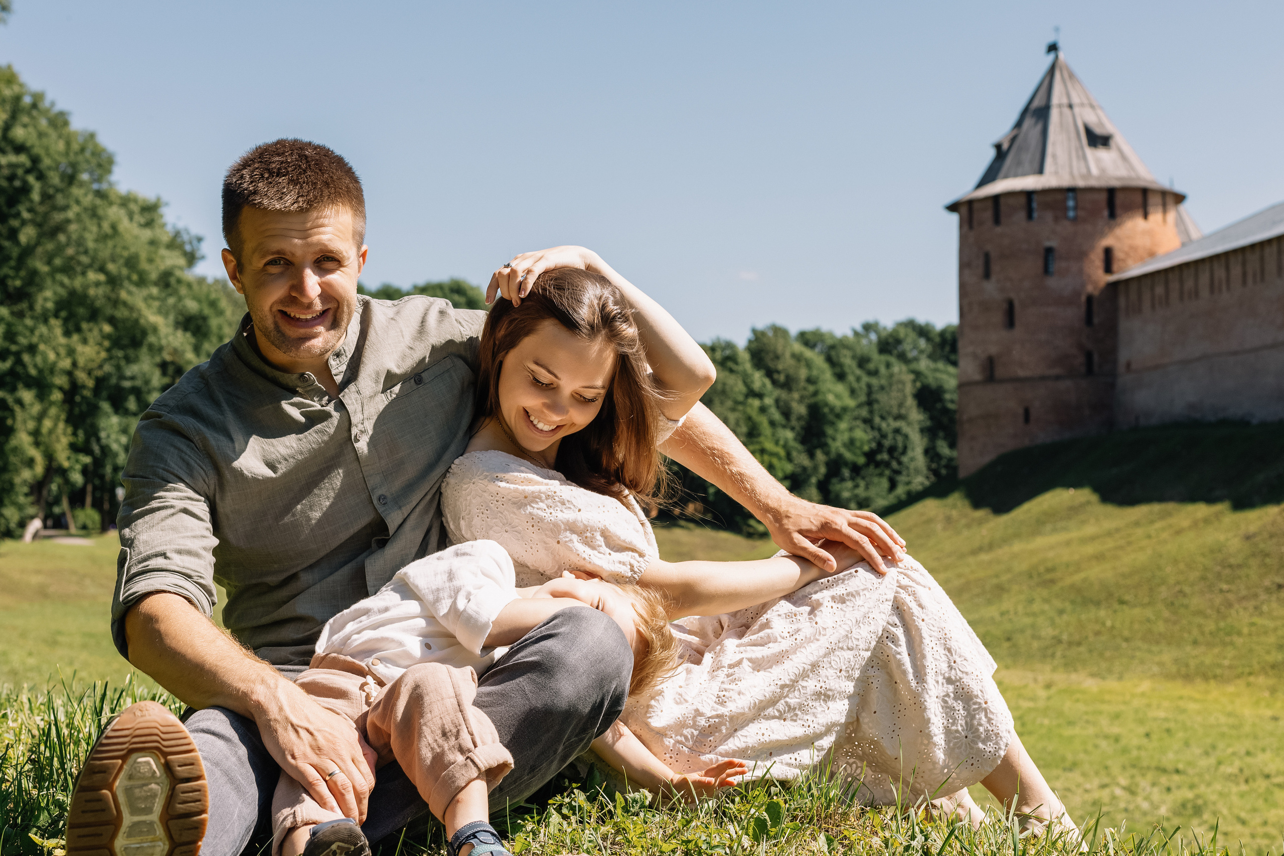 В теплый солнечный день. Фотограф Великий Новгород