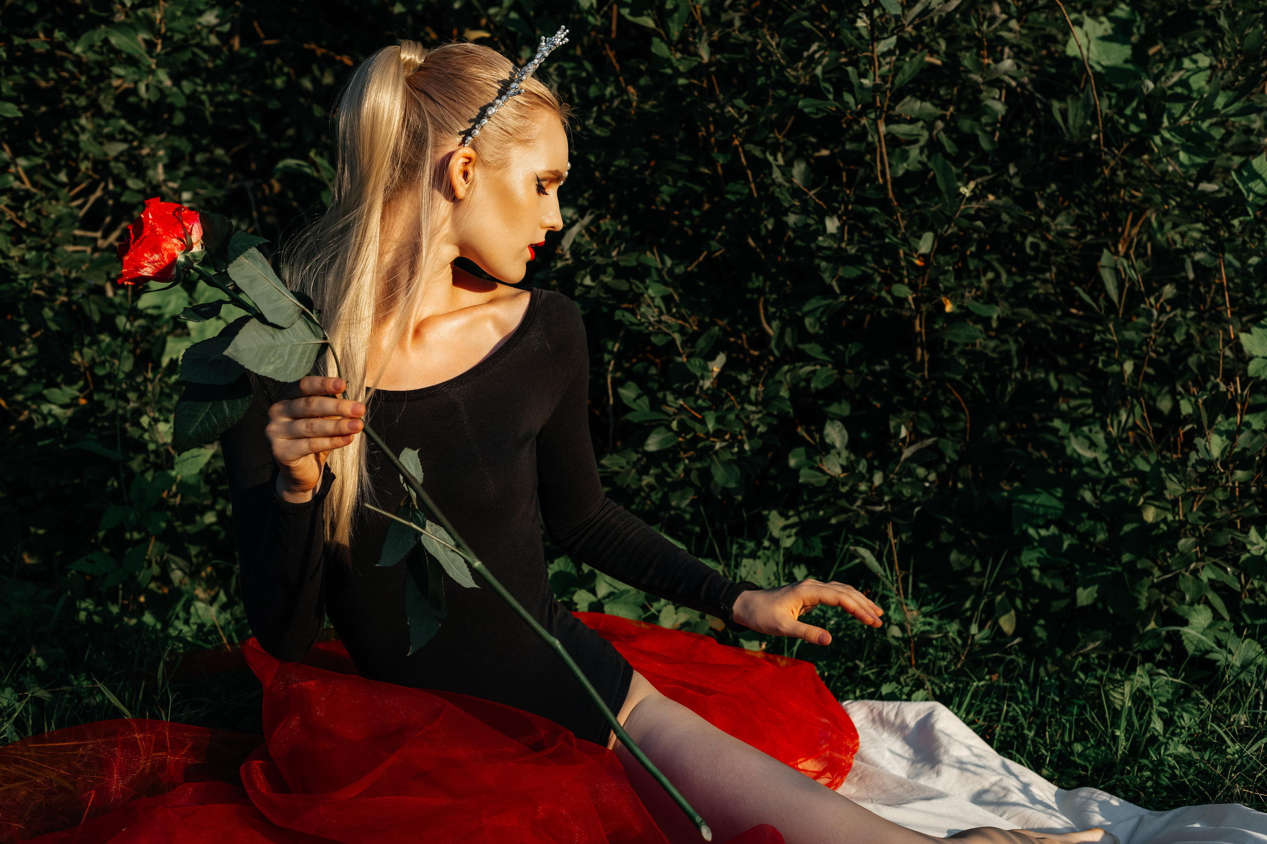 Из белого в красный. Фотограф Великий Новгород