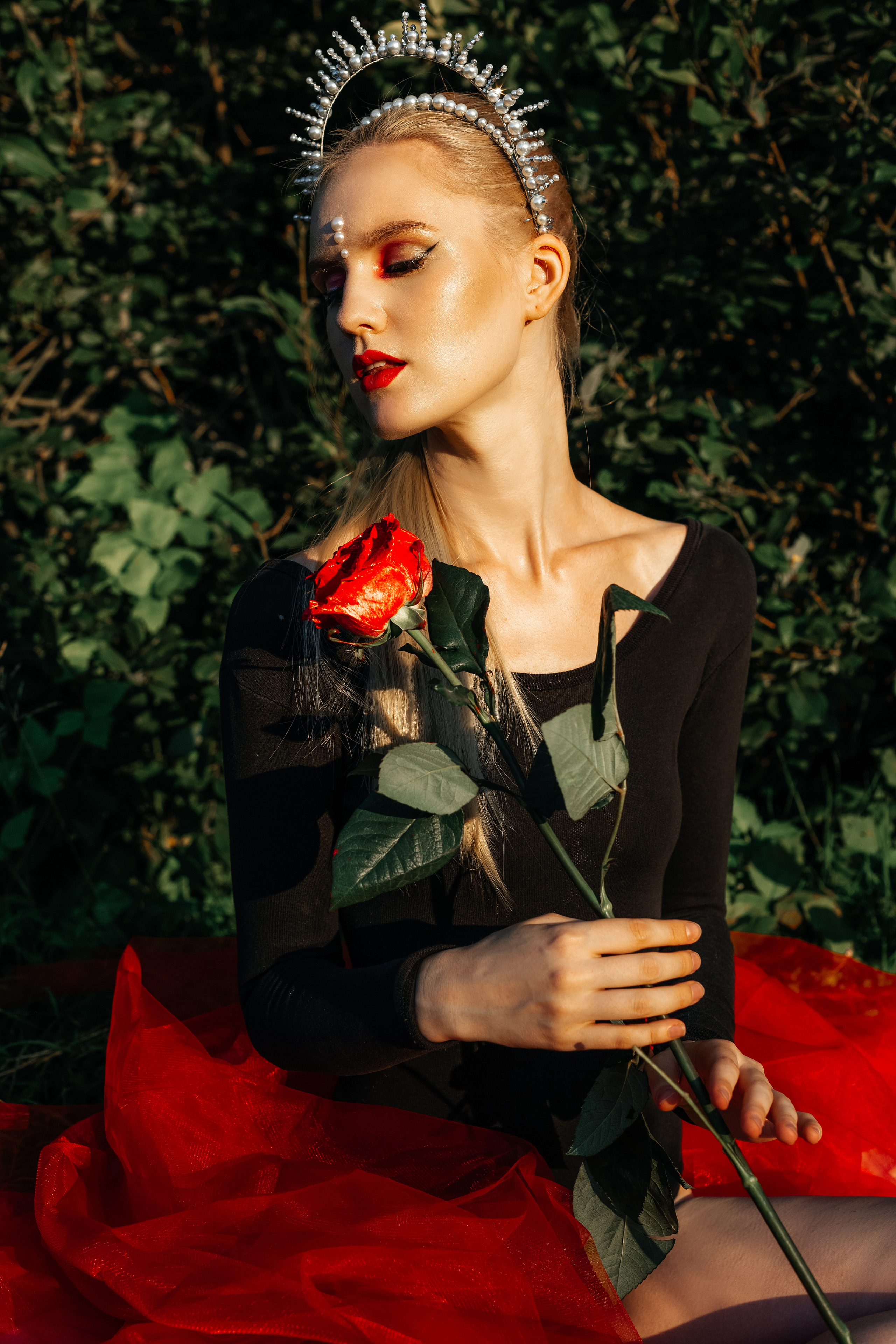 Из белого в красный. Фотограф Великий Новгород