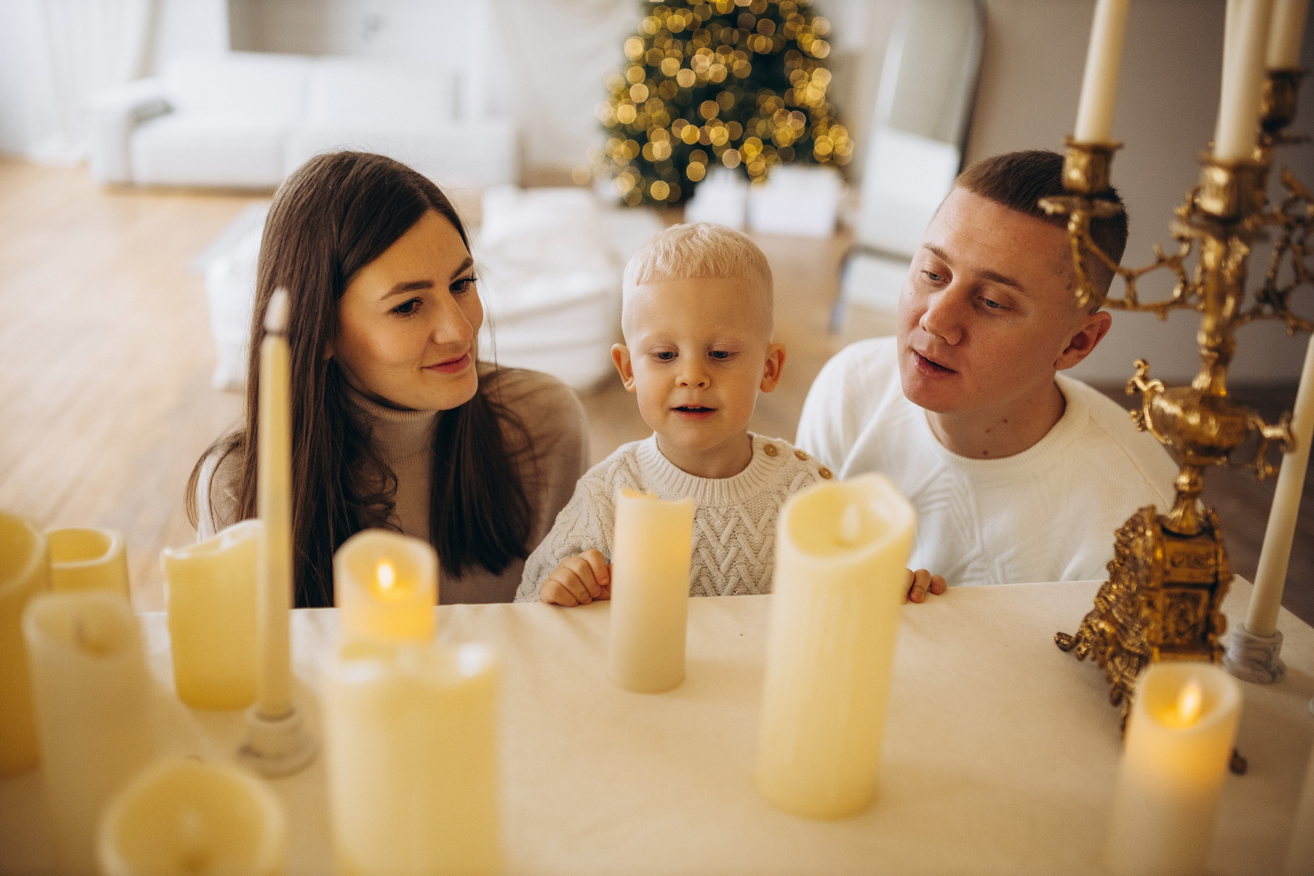 Под ёлочкой. Семейный фотограф в Самаре Елена Ефимова