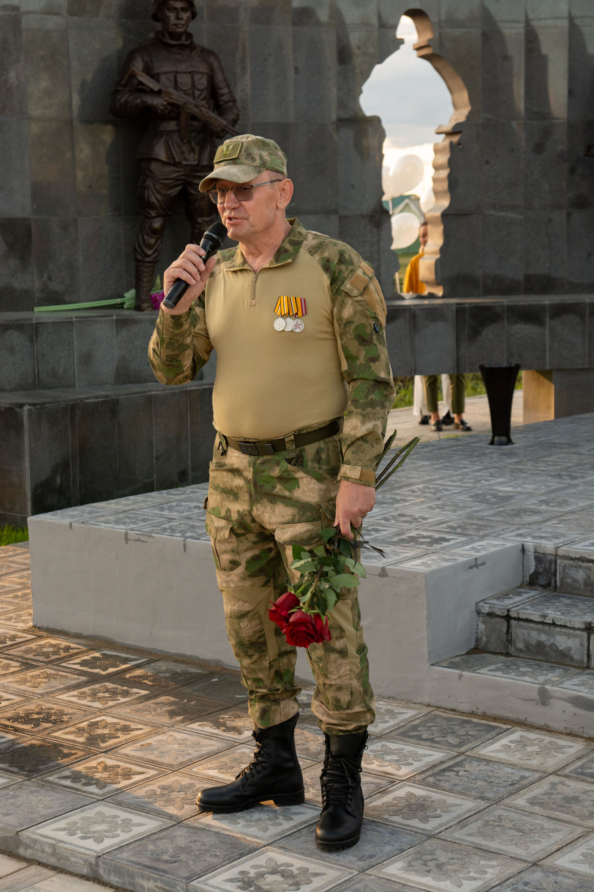 Открытие мемориального комплекса. Фотограф широкого профиля Чита-Цасучей