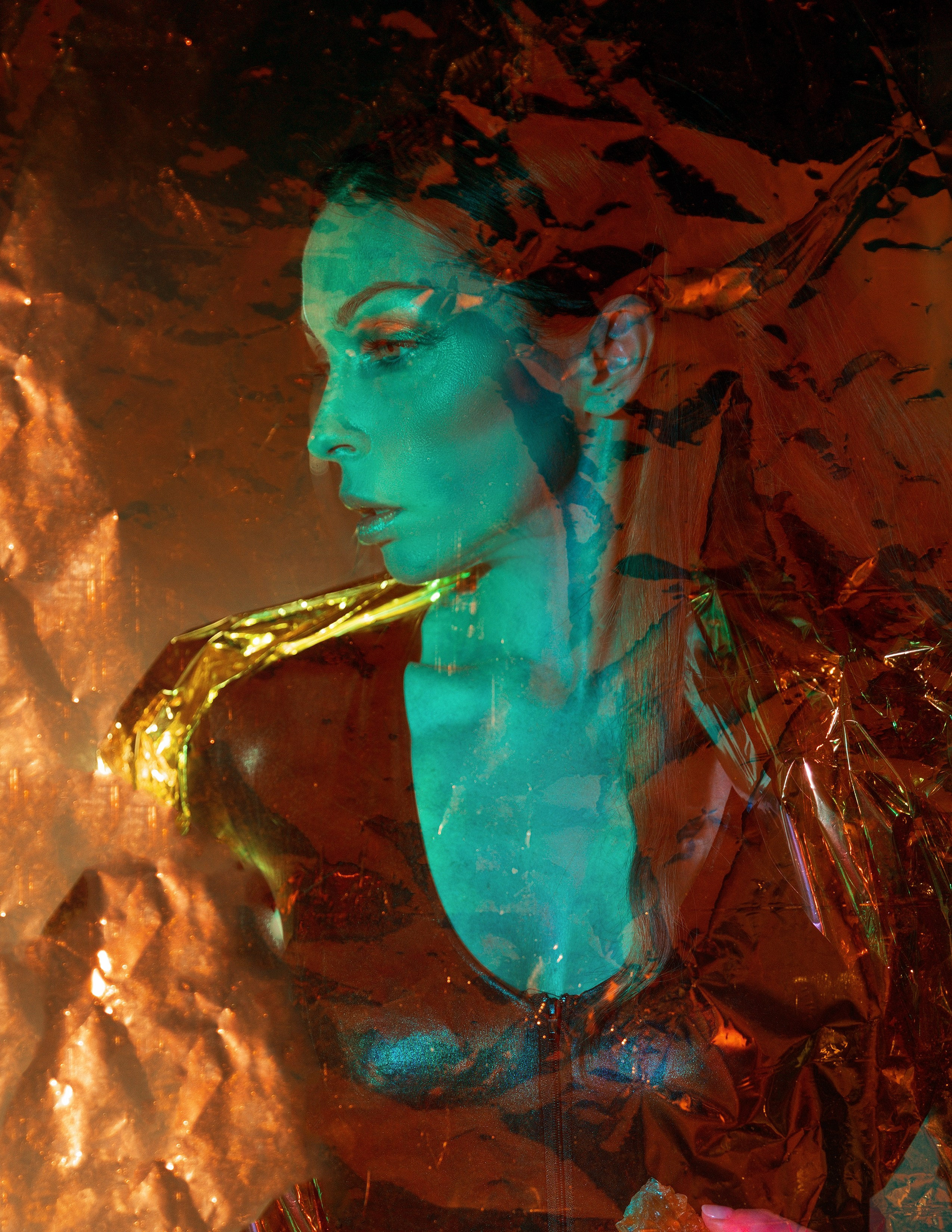 Фотосессия галактическая инопланетная марс. Фотограф Ольга Эмбер