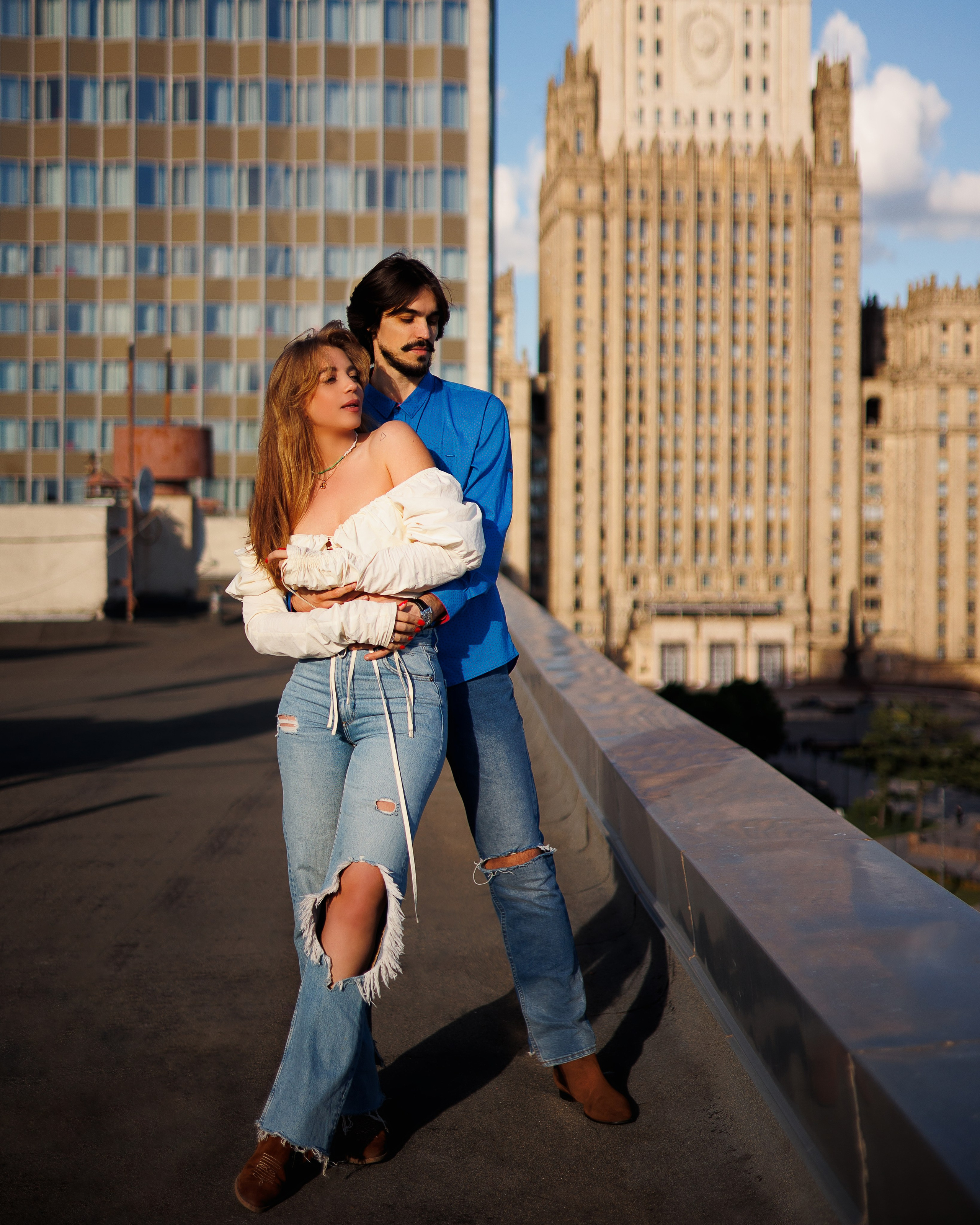 На крыше. Марковкина КрисТина