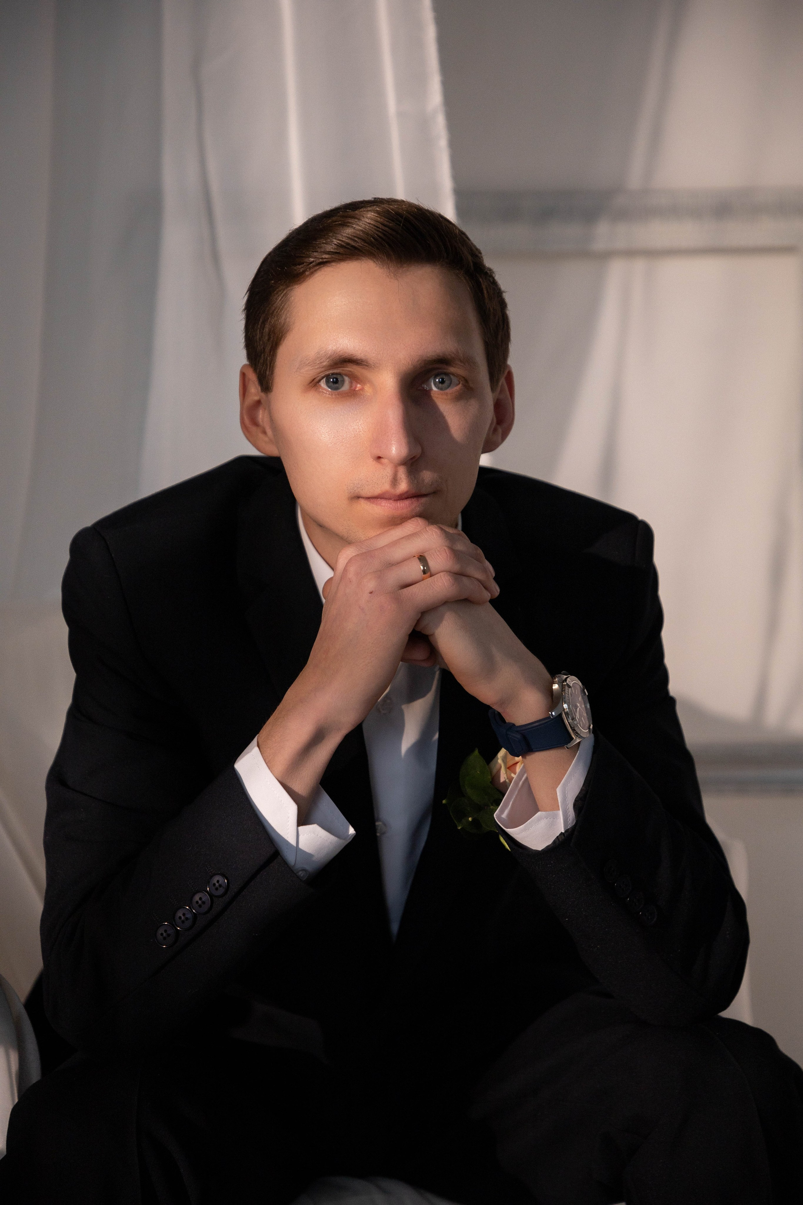 Свадебная фотосессия в студии. Фотограф Анастасия Тихонова