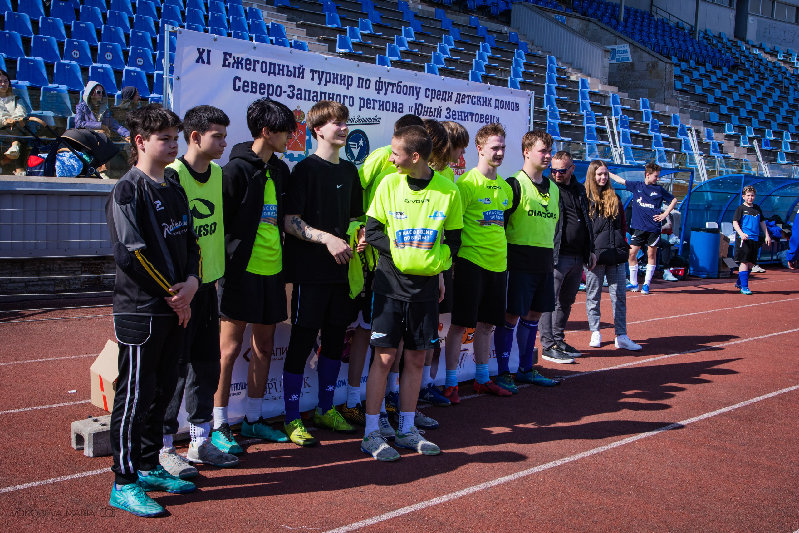 XI Ежегодный турнир по футболу «Юный Зенитовец». Фотограф ювелирных украшений в Санкт-Петербурге Воробьева Мария