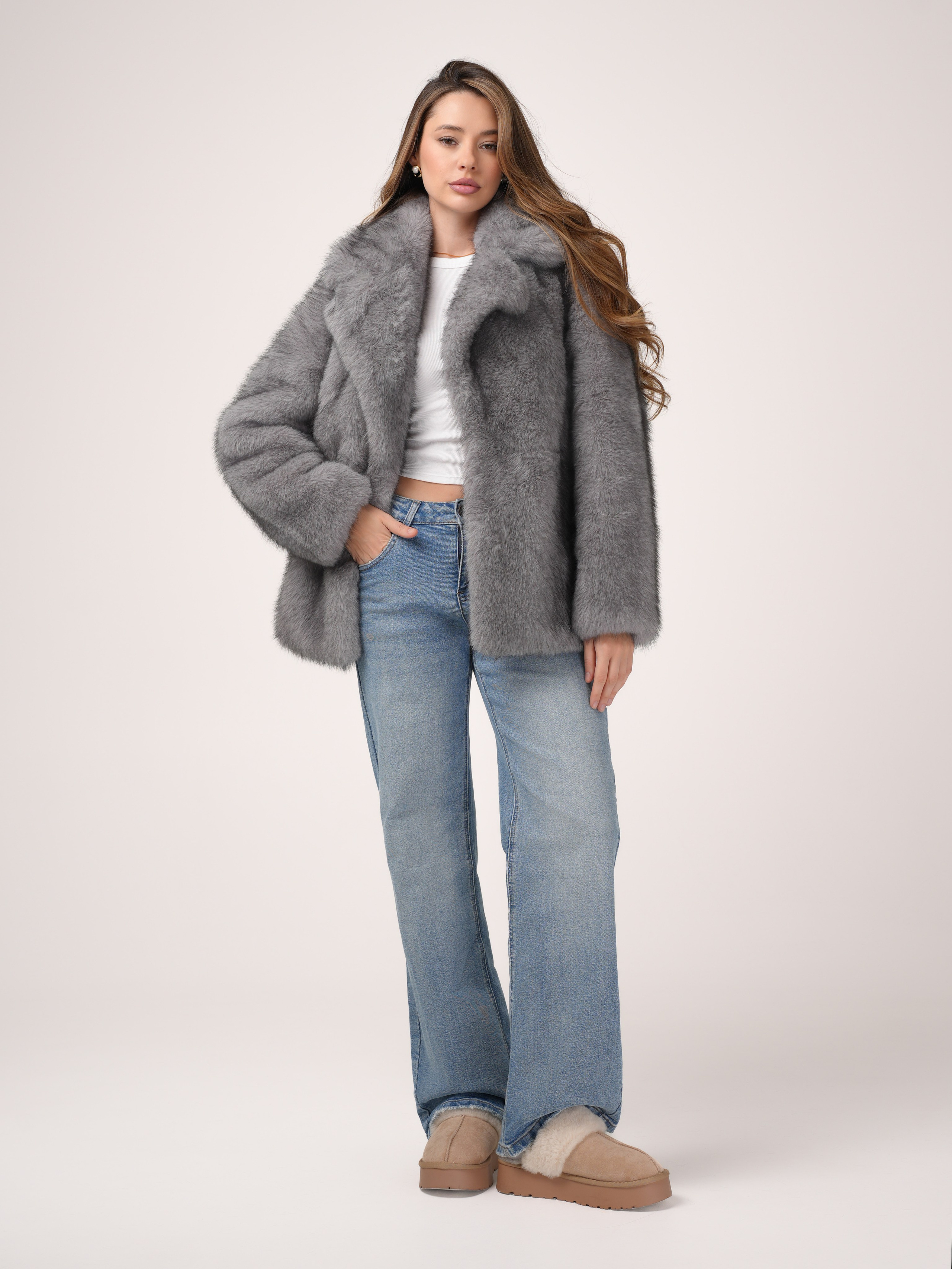 Новогодняя фотосессия бренда шуб. Портретный фотограф Москва Белогорцев Сергей