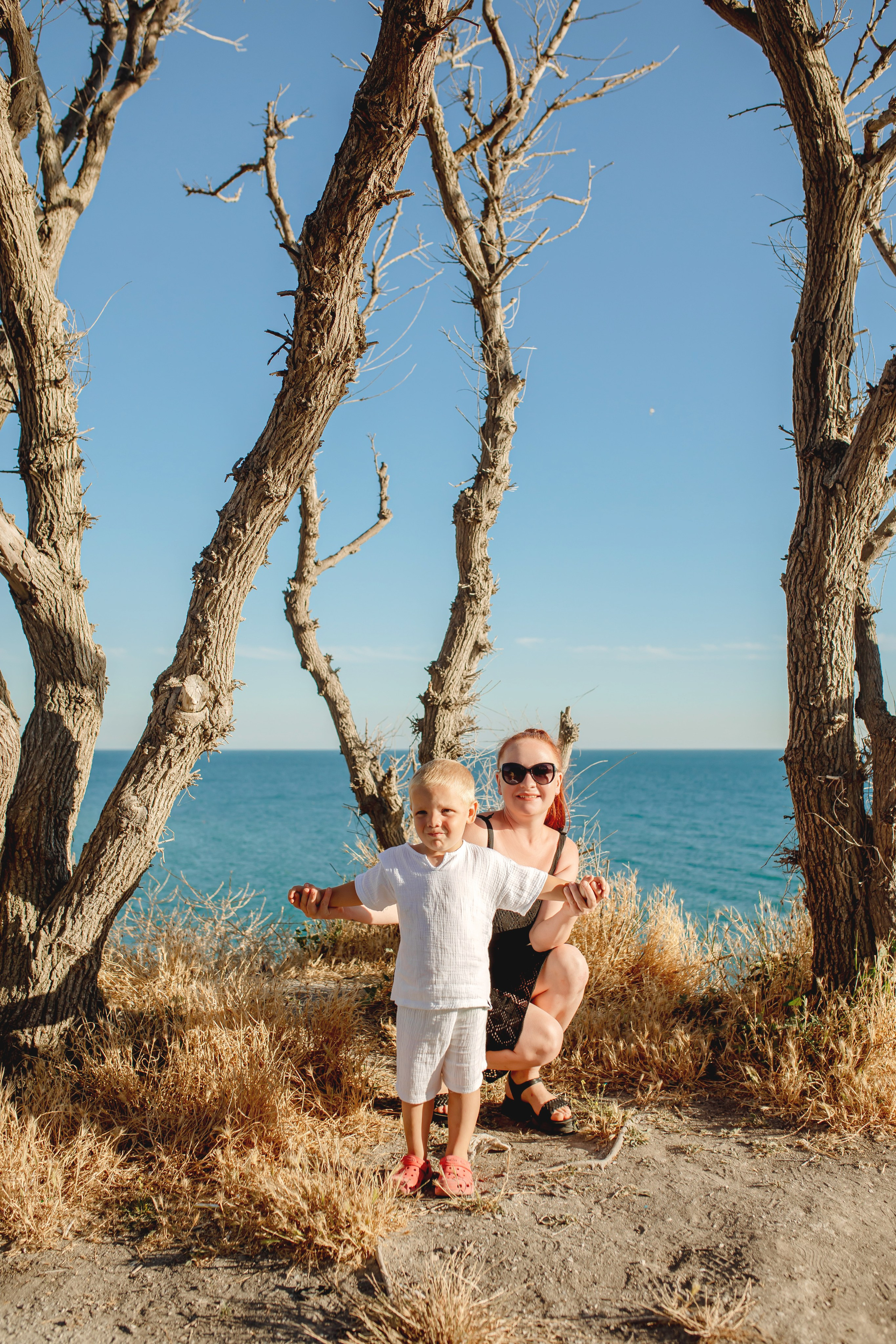 Дарья и Полина с сыновьями. Фотограф в Геленджике, Архипо-Осиповке, Абрау-Дюрсо, Кринице Виктория