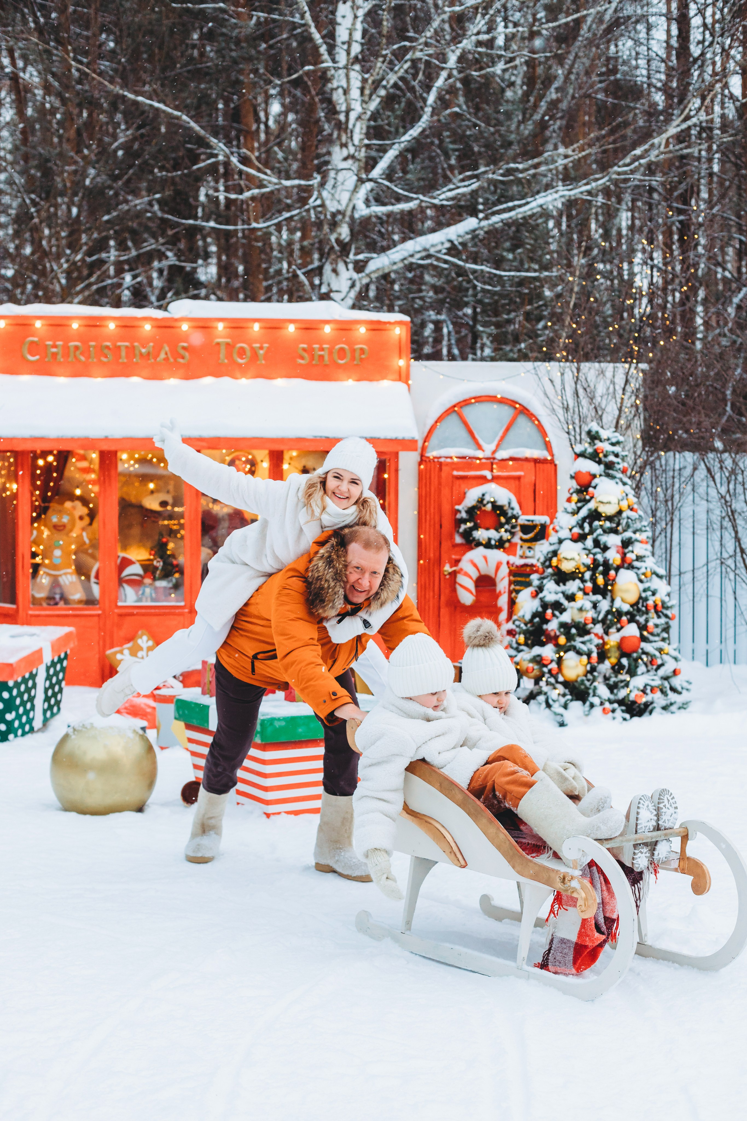 Семейная новогодняя фотосессия. Фотограф в Казани Ольга Яшина