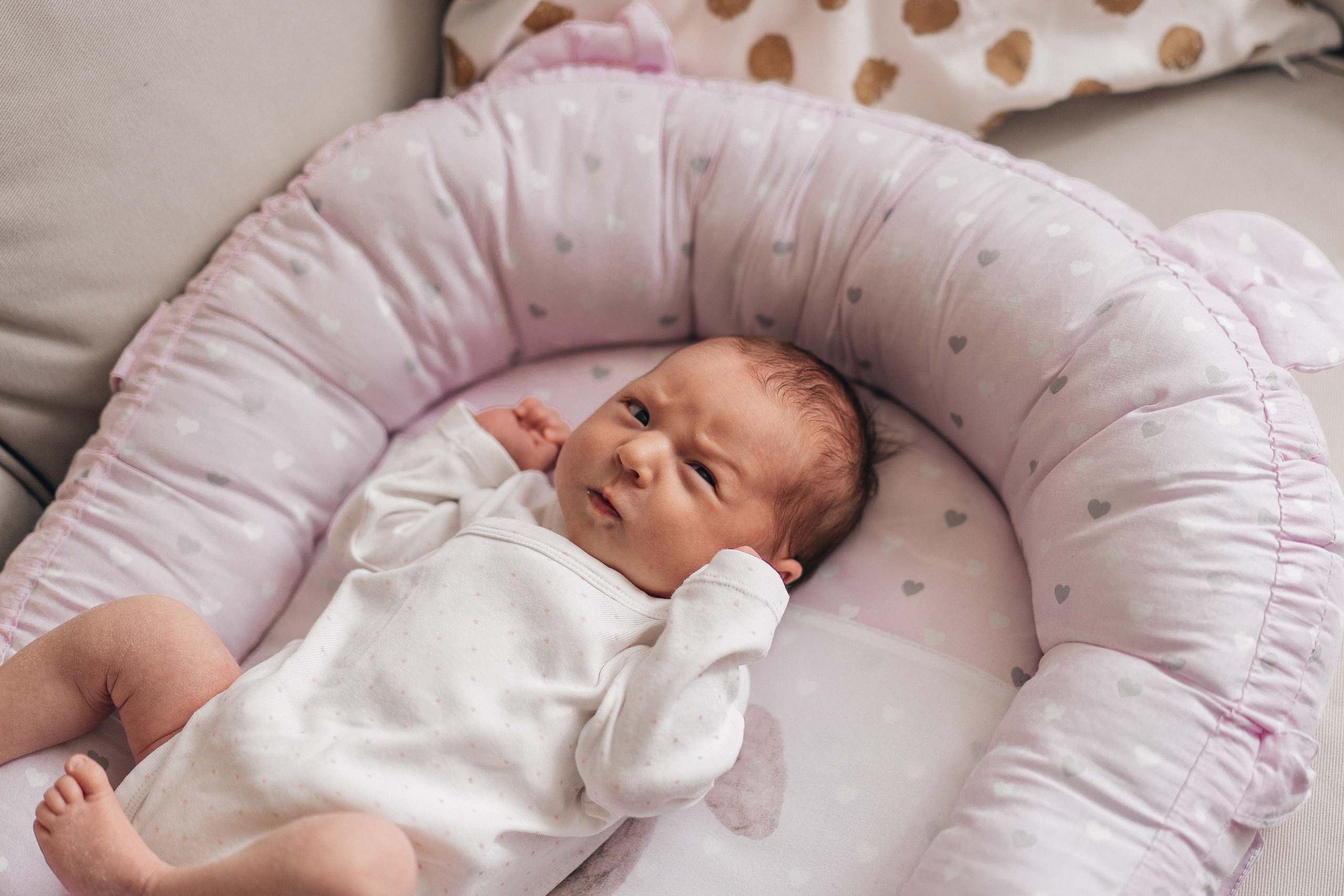 Полина и Андрей. Фотограф новорождённых малышей в Уфе