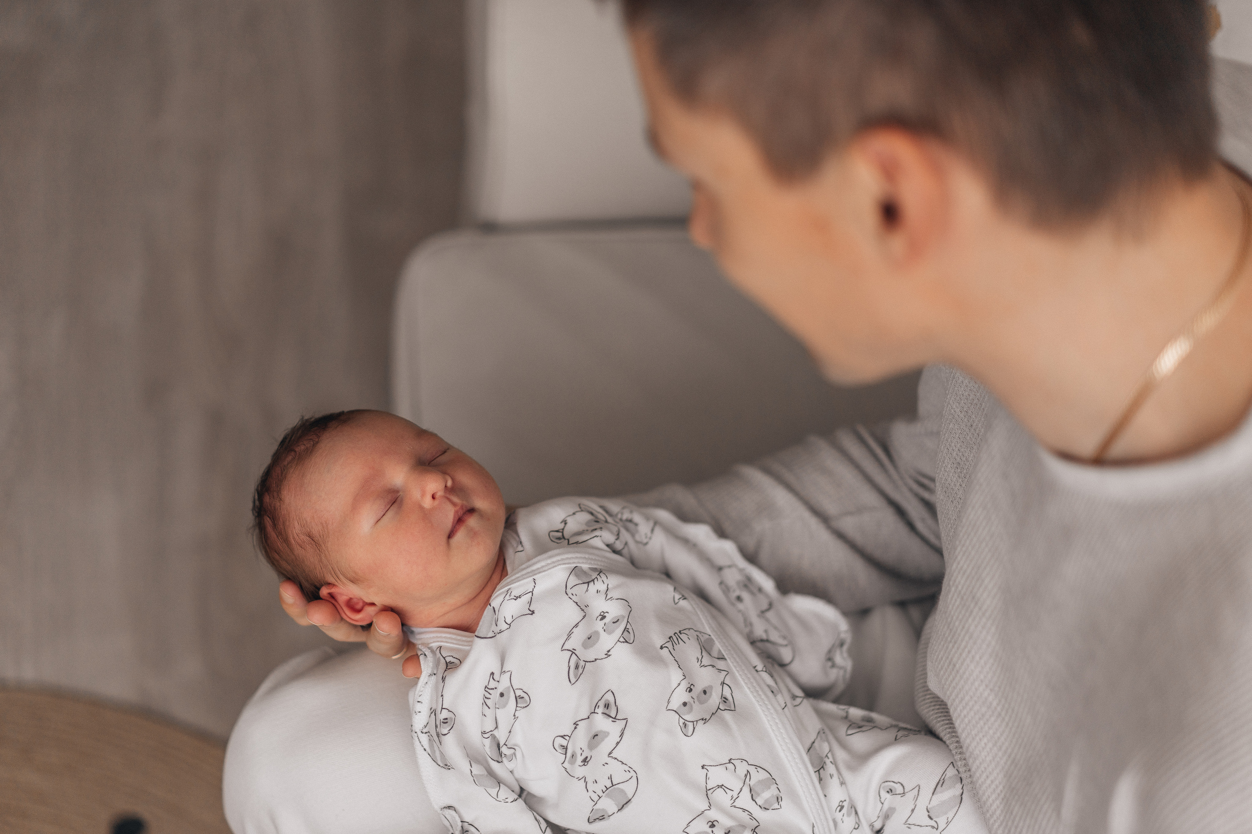 Полина и Андрей. Фотограф новорождённых малышей в Уфе