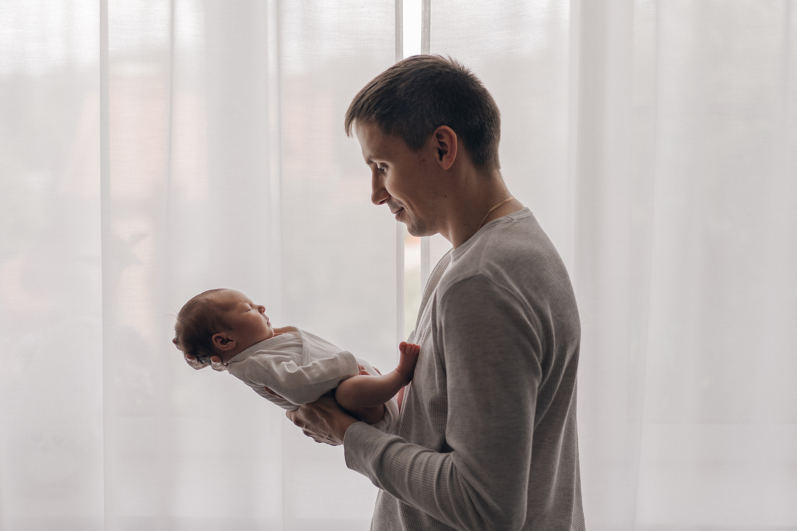 Полина и Андрей. Фотограф новорождённых малышей в Уфе