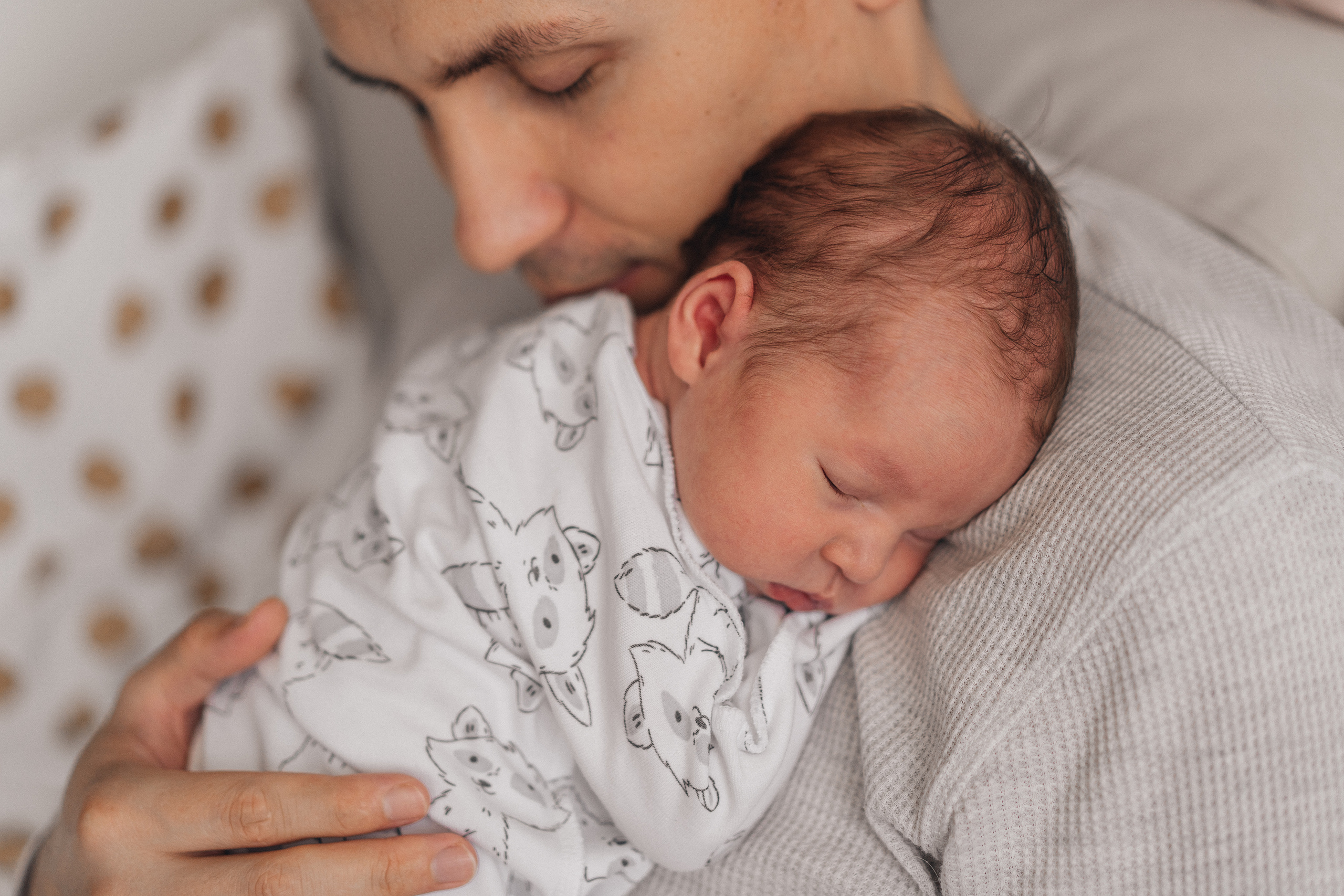 Полина и Андрей. Фотограф новорождённых малышей в Уфе