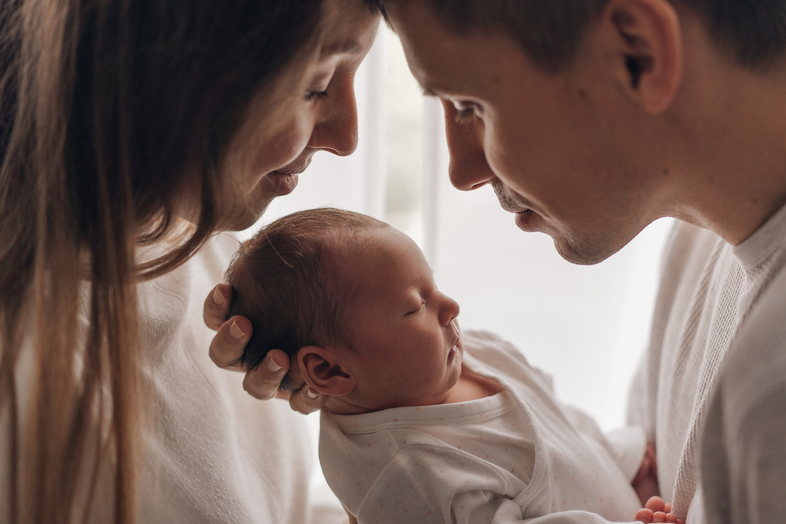 Полина и Андрей. Фотограф новорождённых малышей в Уфе