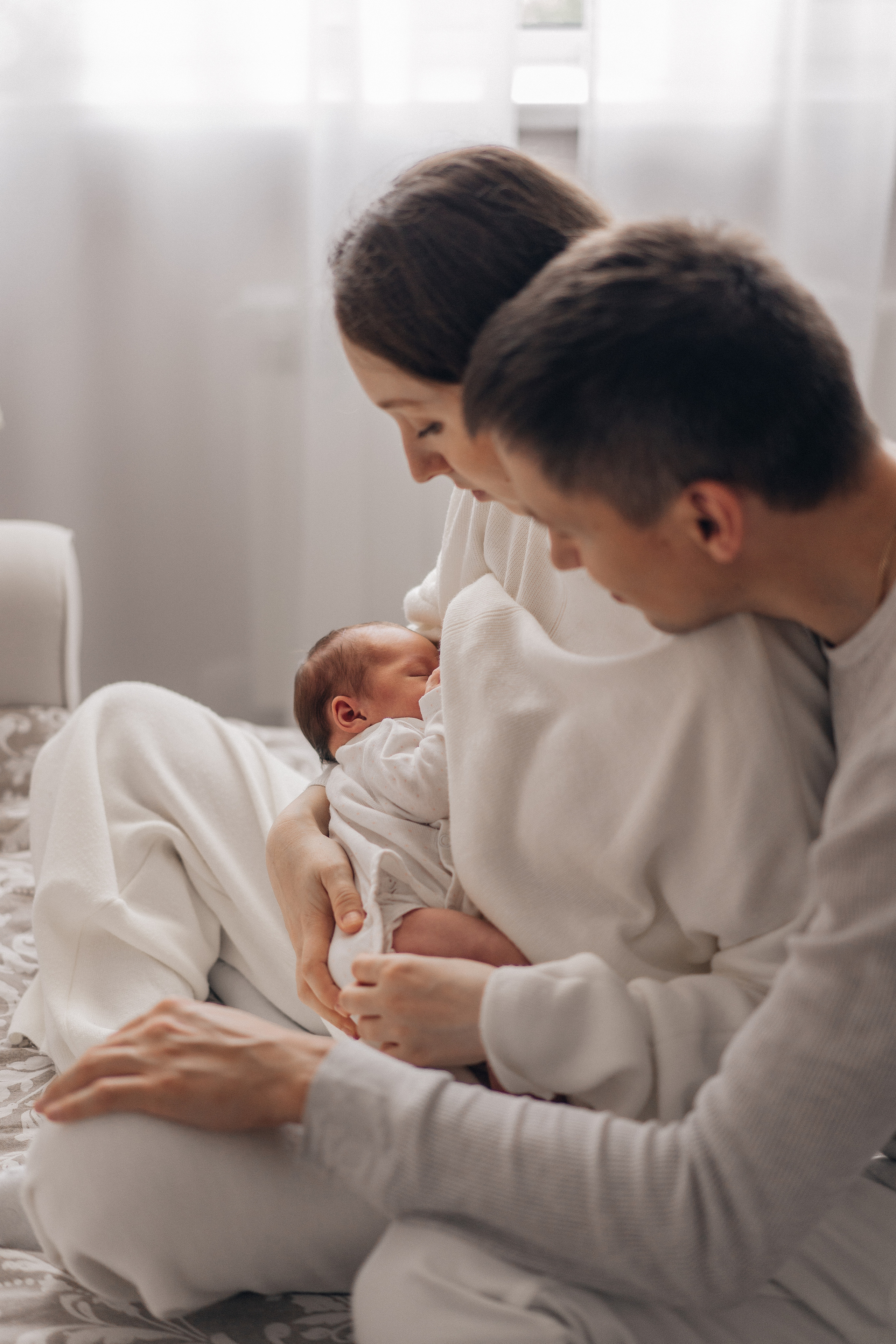 Полина и Андрей. Фотограф новорождённых малышей в Уфе