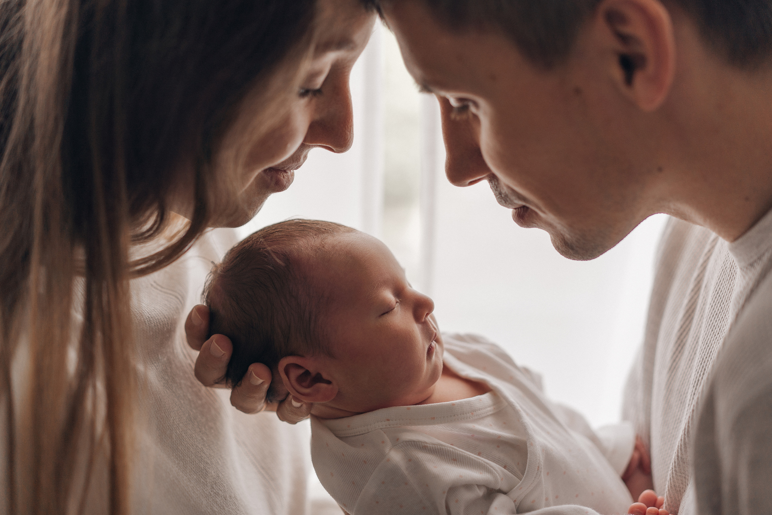 Полина и Андрей. Фотограф новорождённых малышей в Уфе