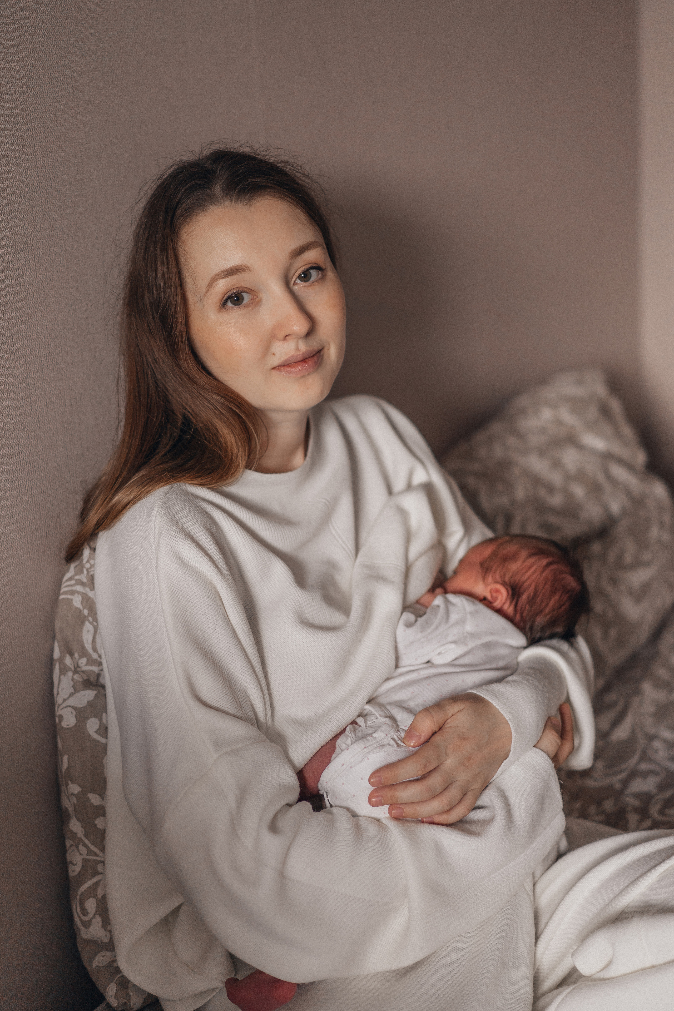 Полина и Андрей. Фотограф новорождённых малышей в Уфе