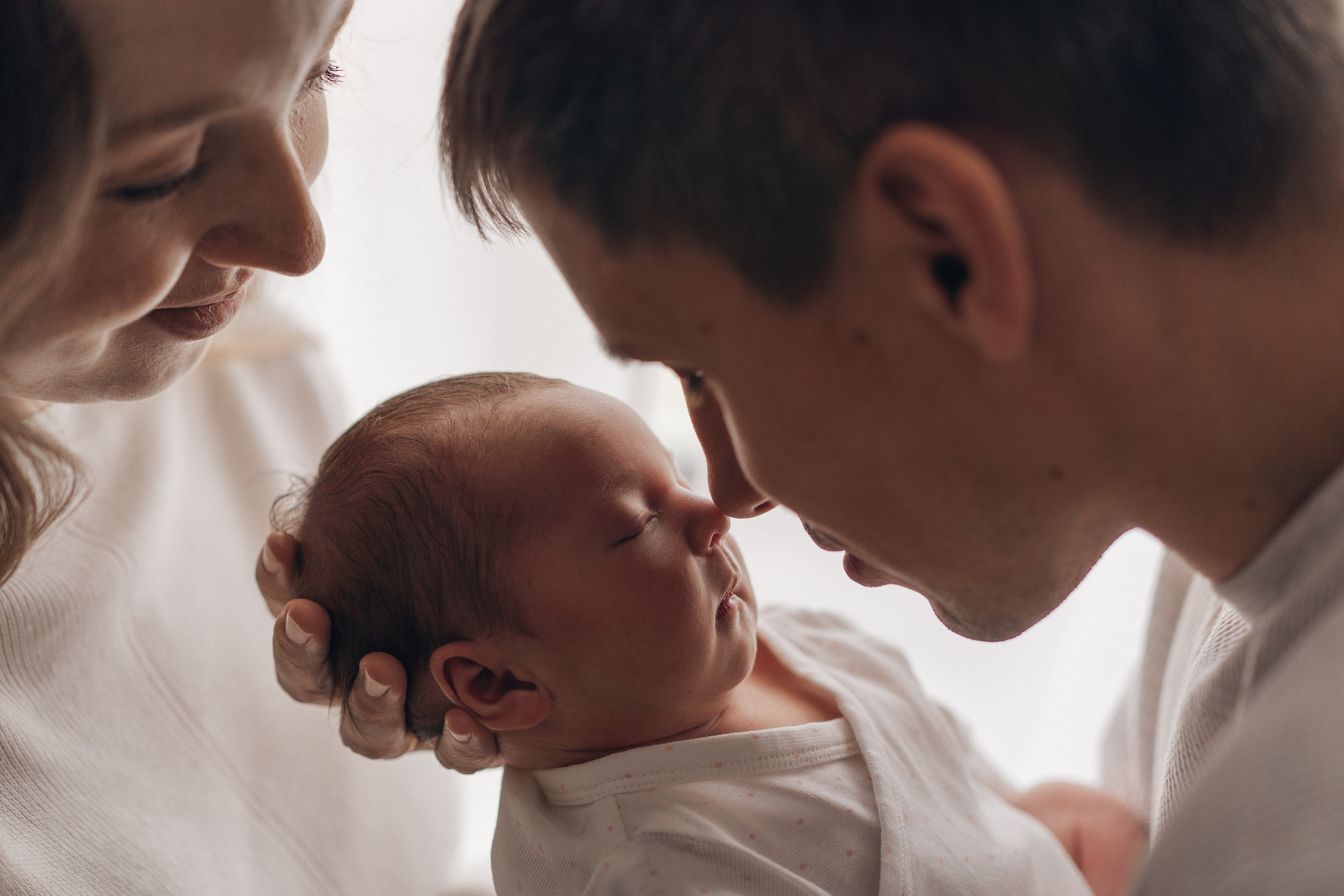 Полина и Андрей. Фотограф новорождённых малышей в Уфе
