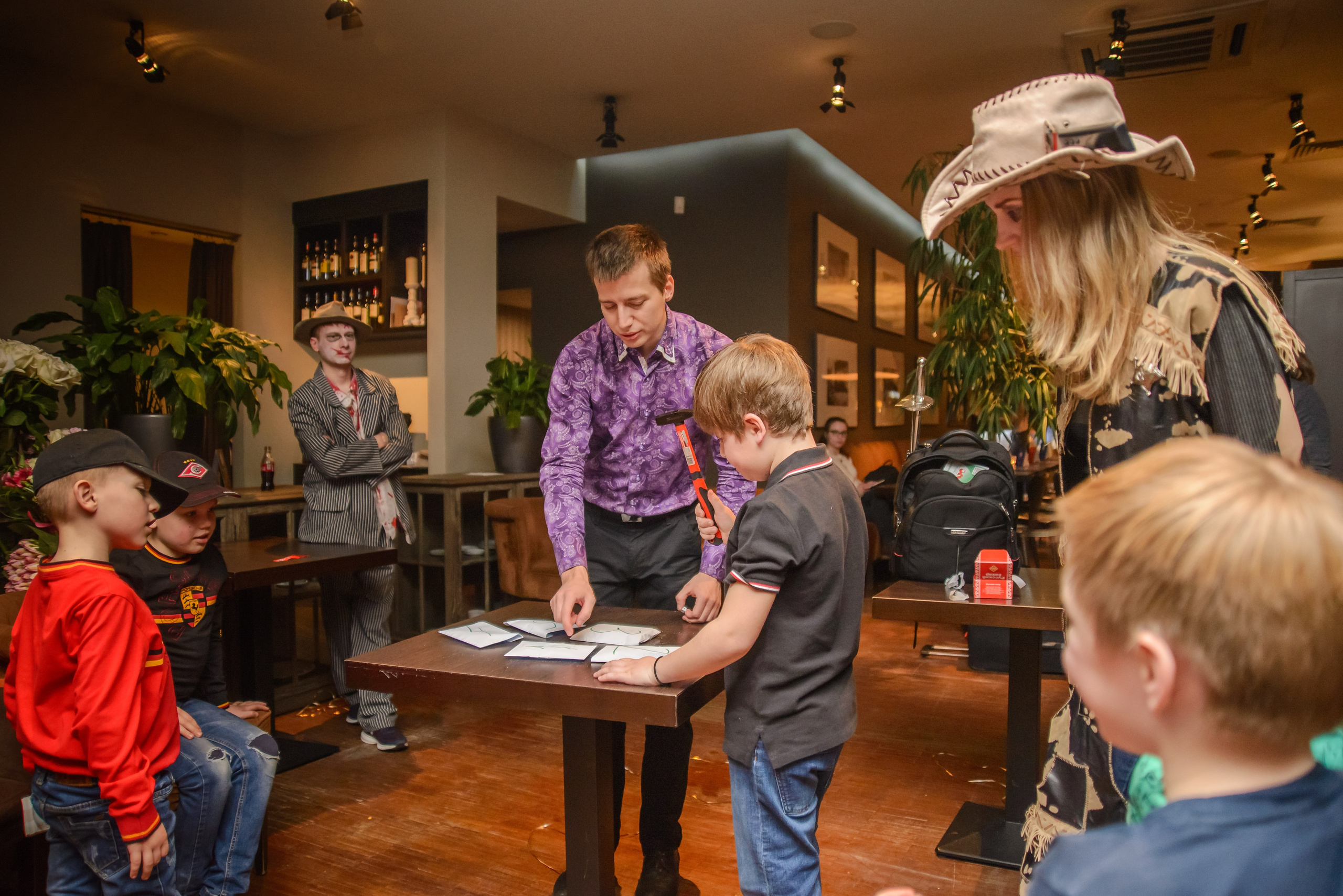 Детский день рождения в ресторане