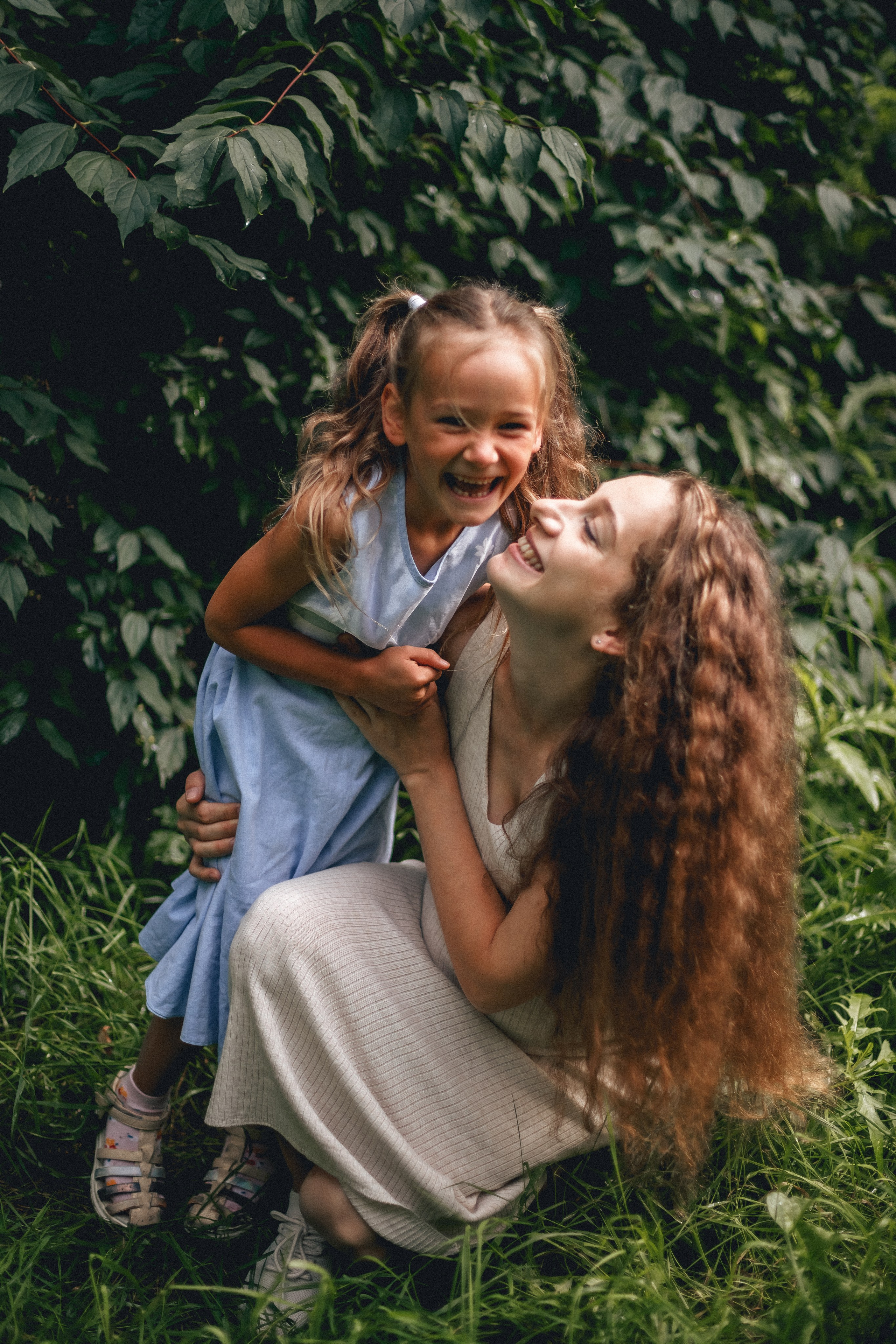 Настя и дочери. Домашняя съёмка. Фотограф в Москве Базанова Дарья