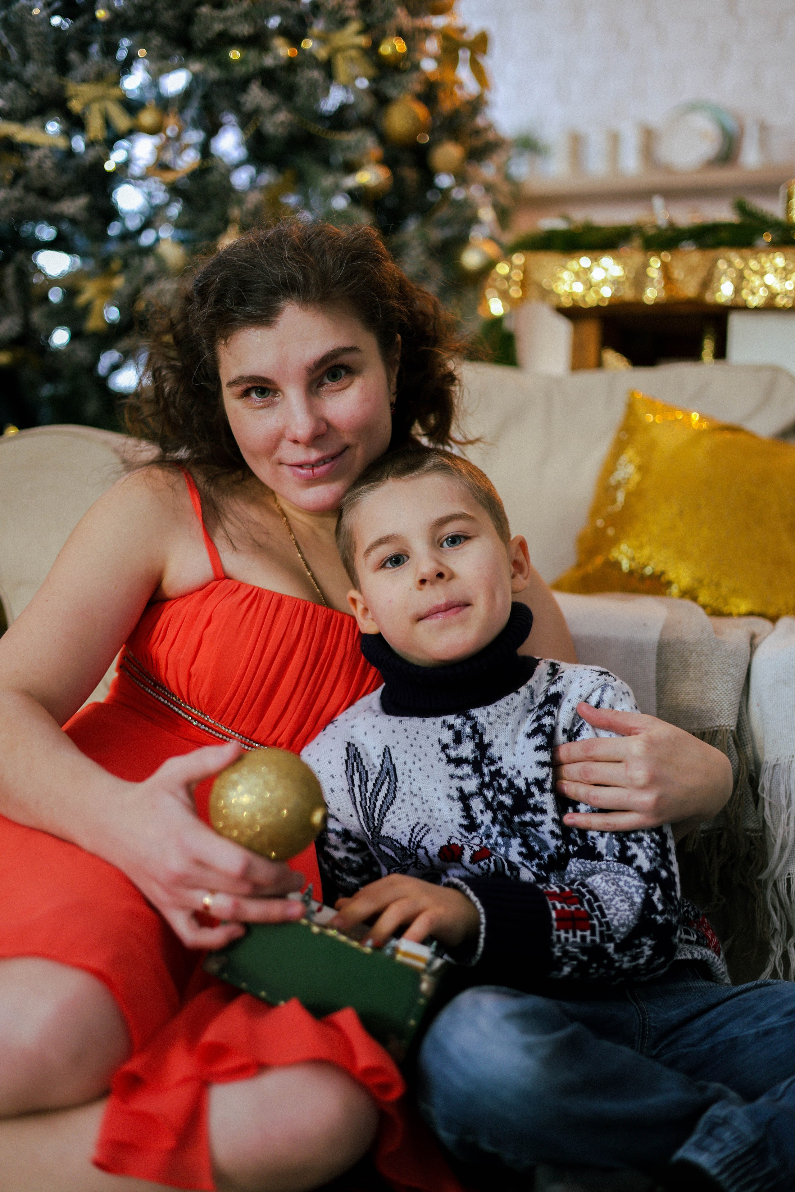 Новогодняя история «Нелля и ее семья». Фотограф в Москве Анастасия Калинина