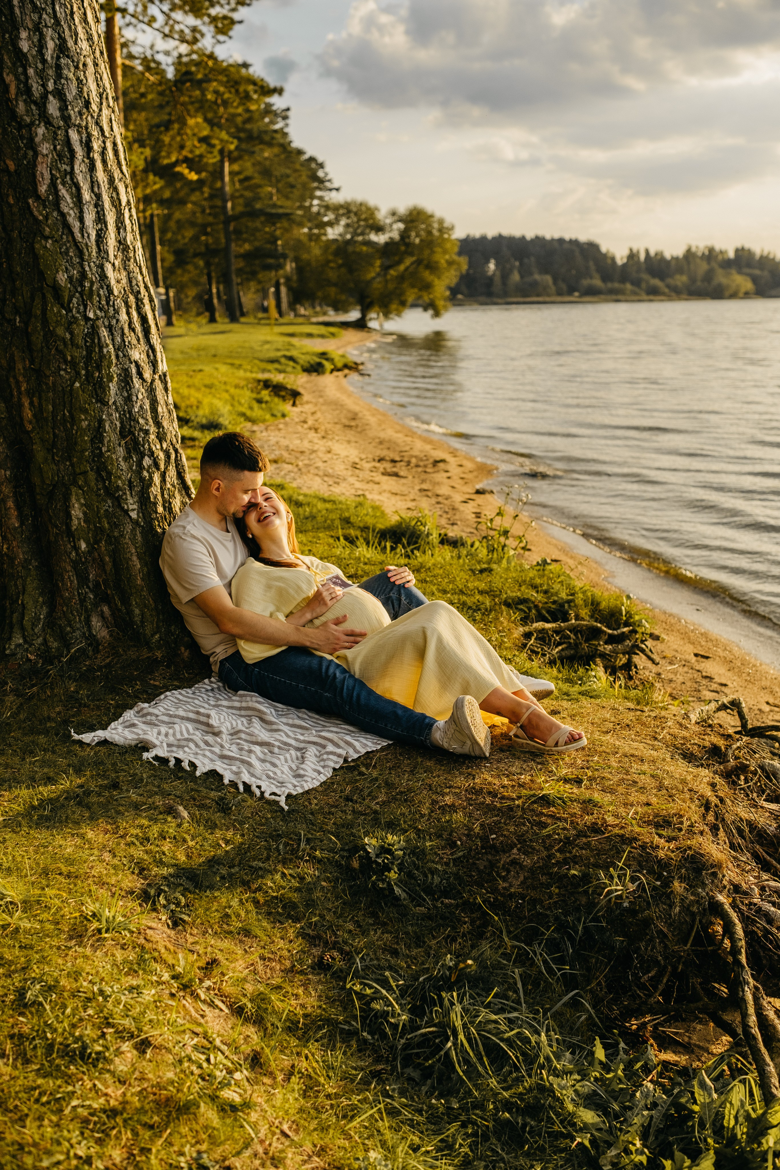 Фотосъемка беременности на природе. Семейный фотограф в Минске — Алина Тиханович