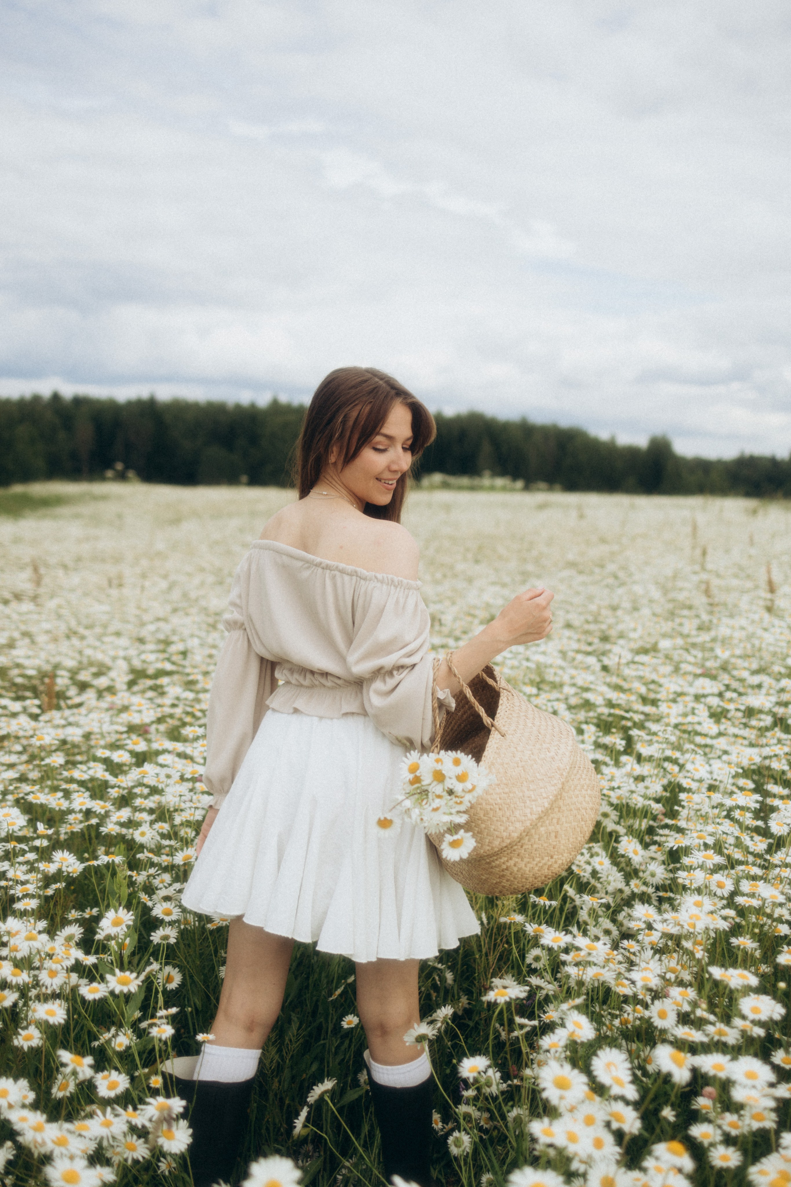 Ромашковое море. Фотограф Валерия Ковпак. Москва. Химки. Куркино