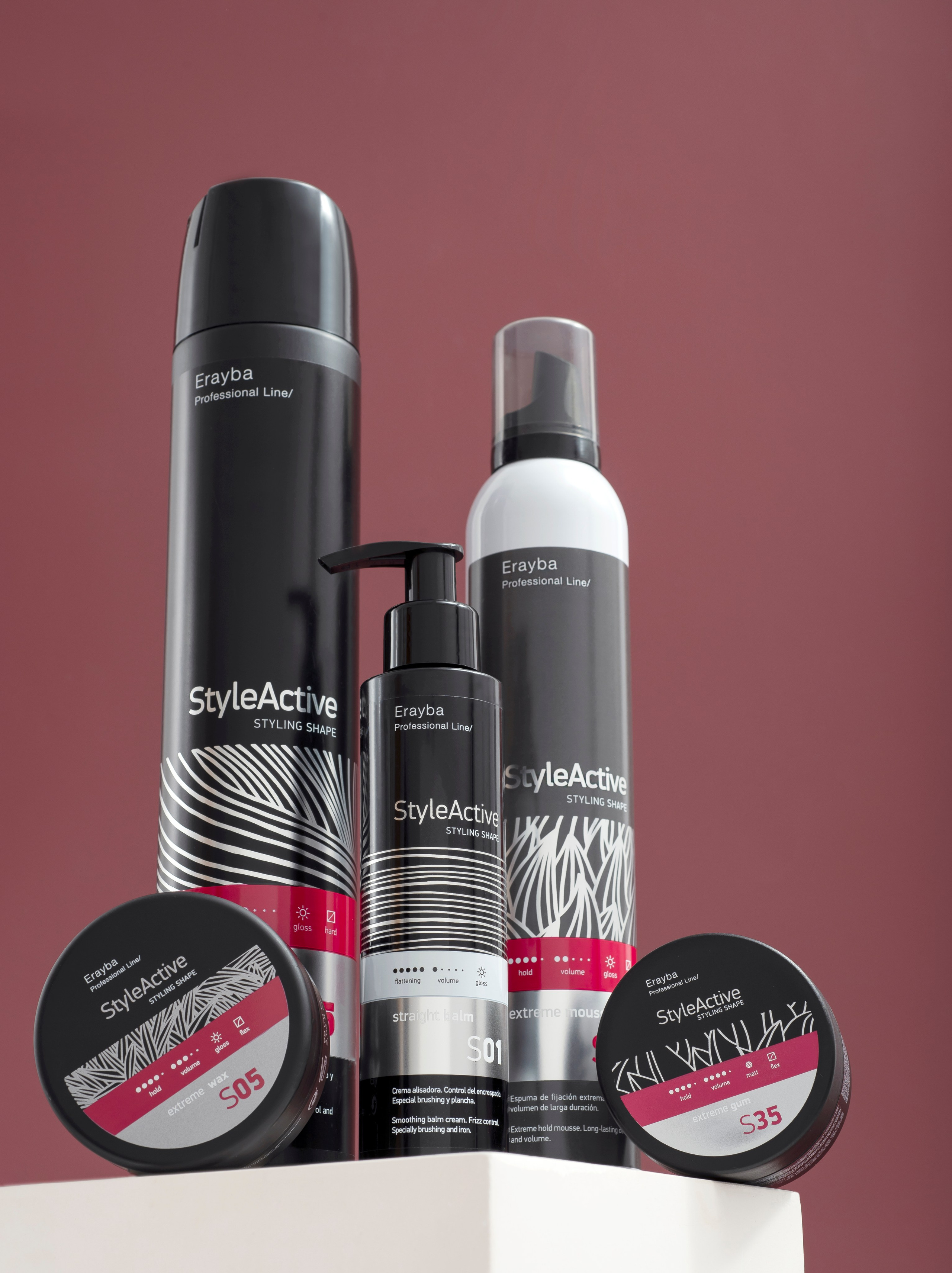 Фотосъемка лака и воска для волос для каталога