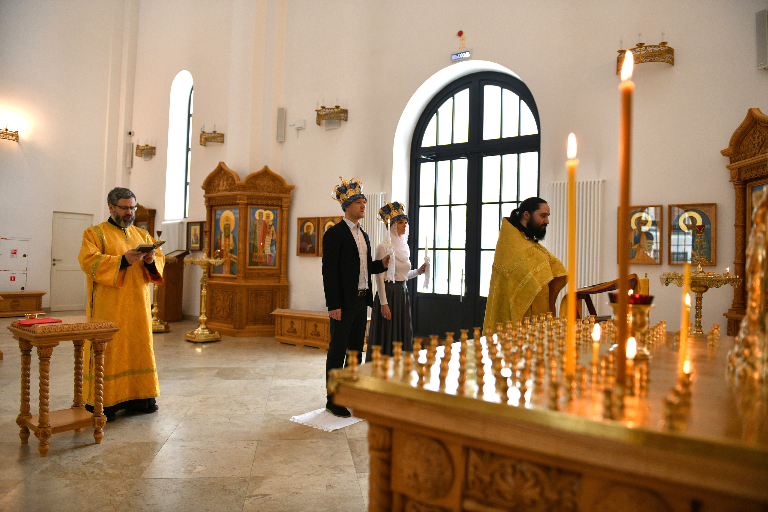 Венчание Ольги и Сергея. Свадебный и портретный фотограф в Москве Галина Борисова