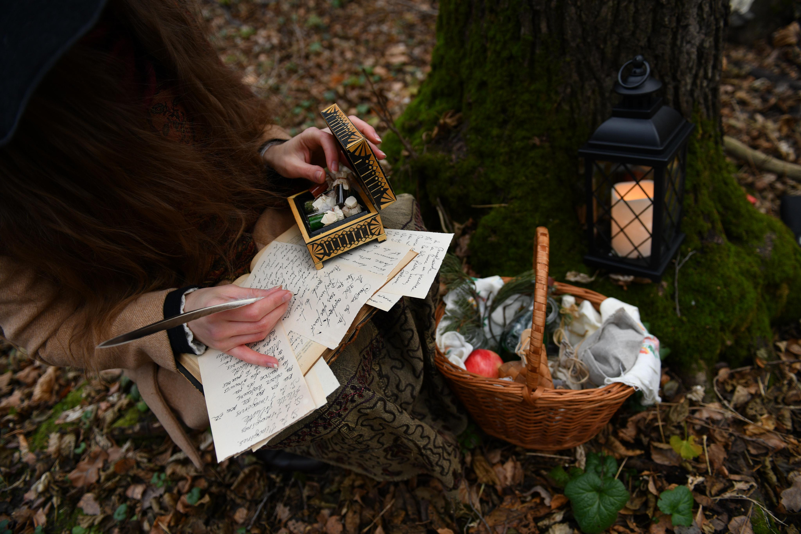 Ведьма в лесу. Свадебный и портретный фотограф в Москве Галина Борисова